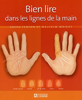 Couverture du livre de Bien lire les lignes de la main - papier format