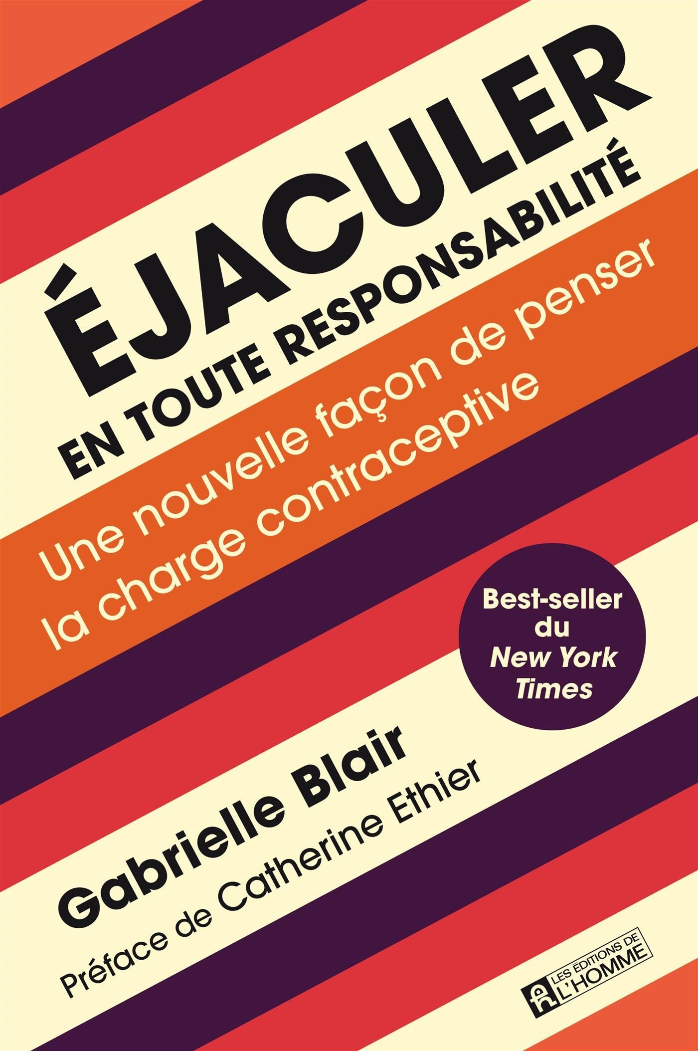 Couverture du livre de Éjaculer en toute responsabilité - papier format