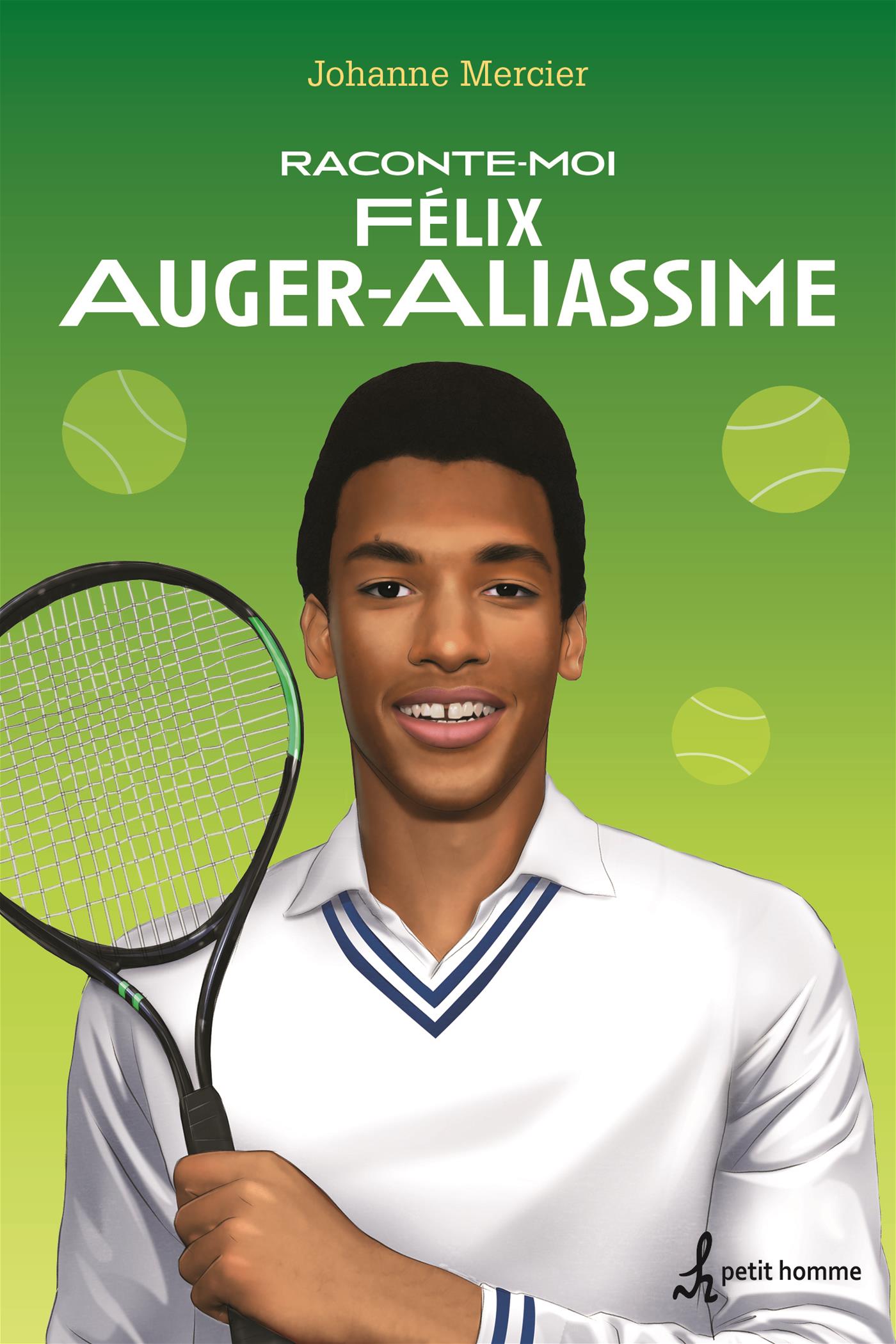 Couverture du livre de Raconte-moi Félix Auger Aliassime - papier format