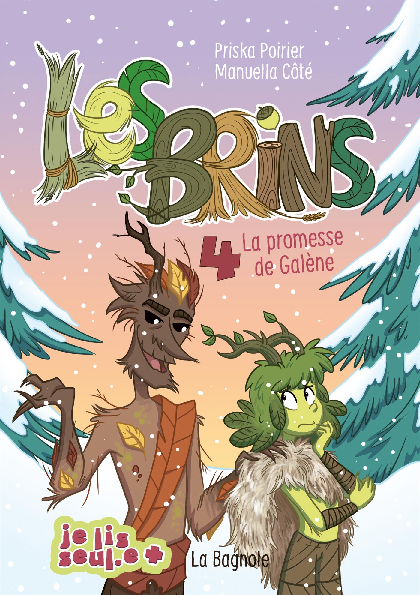 Couverture du livre de Les Brins 4 - La promesse de Galène - papier format