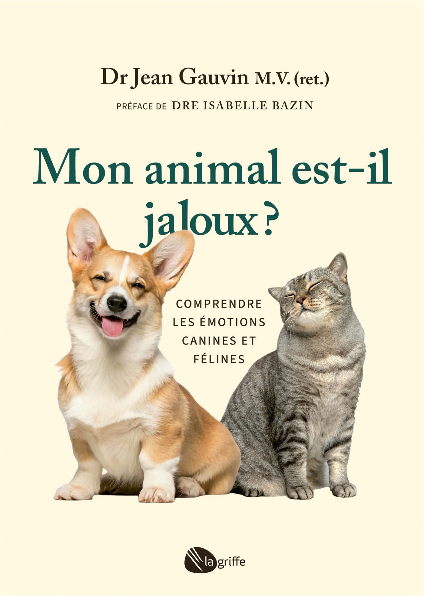 Couverture du livre de Mon animal est-il jaloux ? - papier format