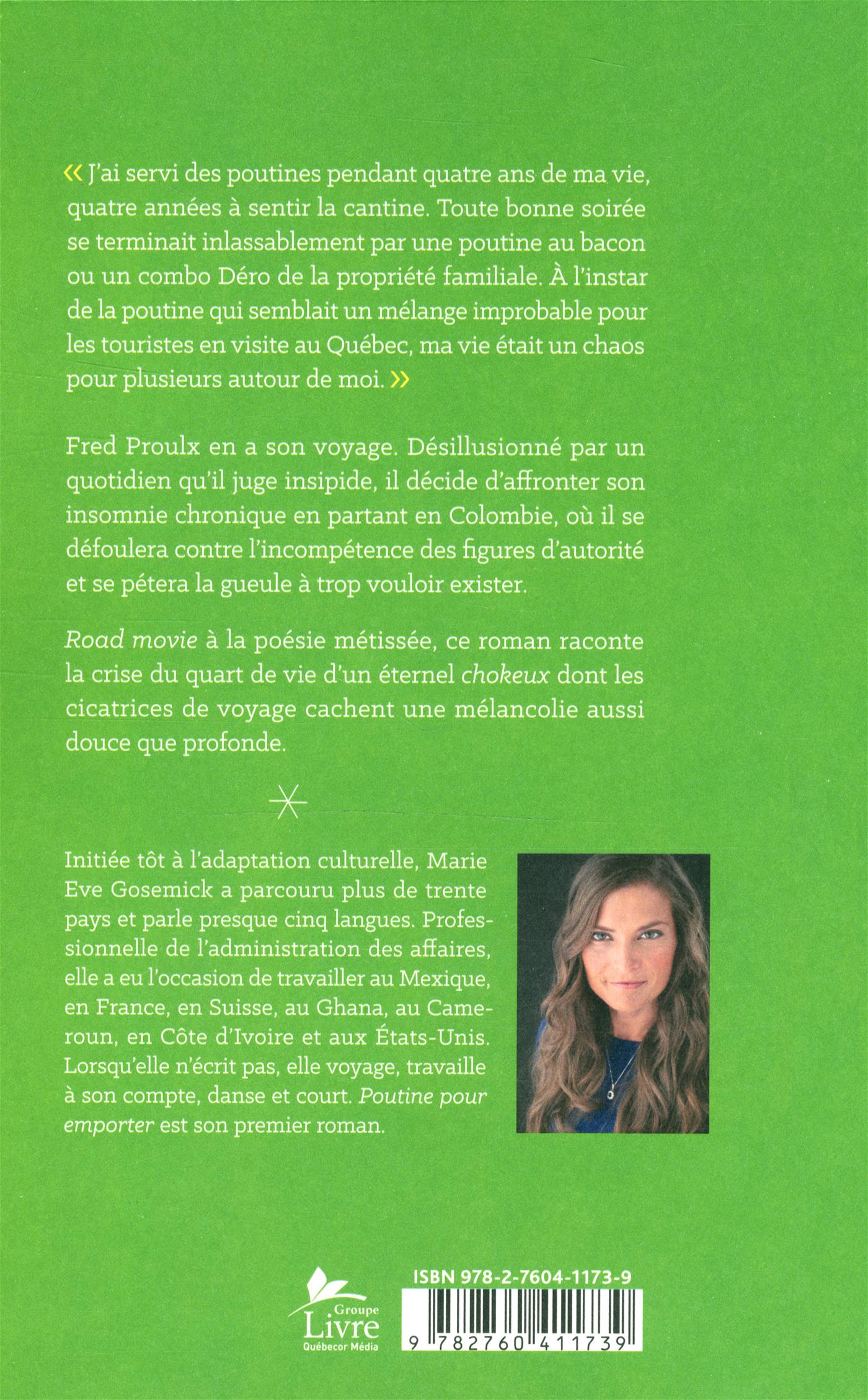 Couverture du livre de Poutine pour emporter - papier format