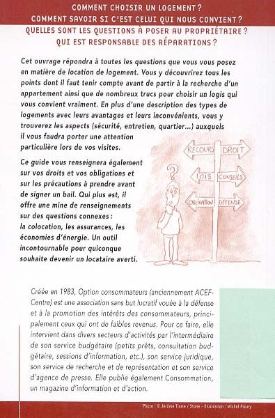 Couverture du livre de Le locataire avisé : chercher, trouver, aviser - papier format