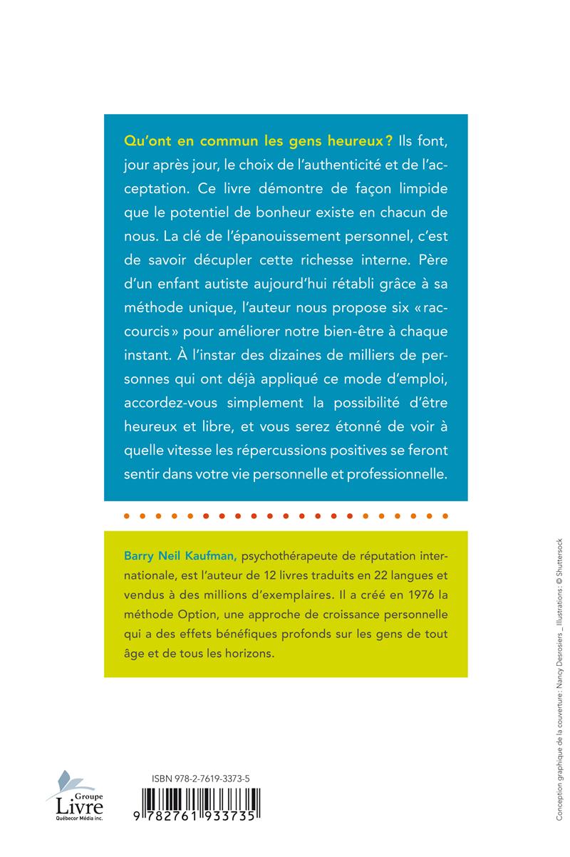 Couverture du livre de Le bonheur, c'est un choix - papier format