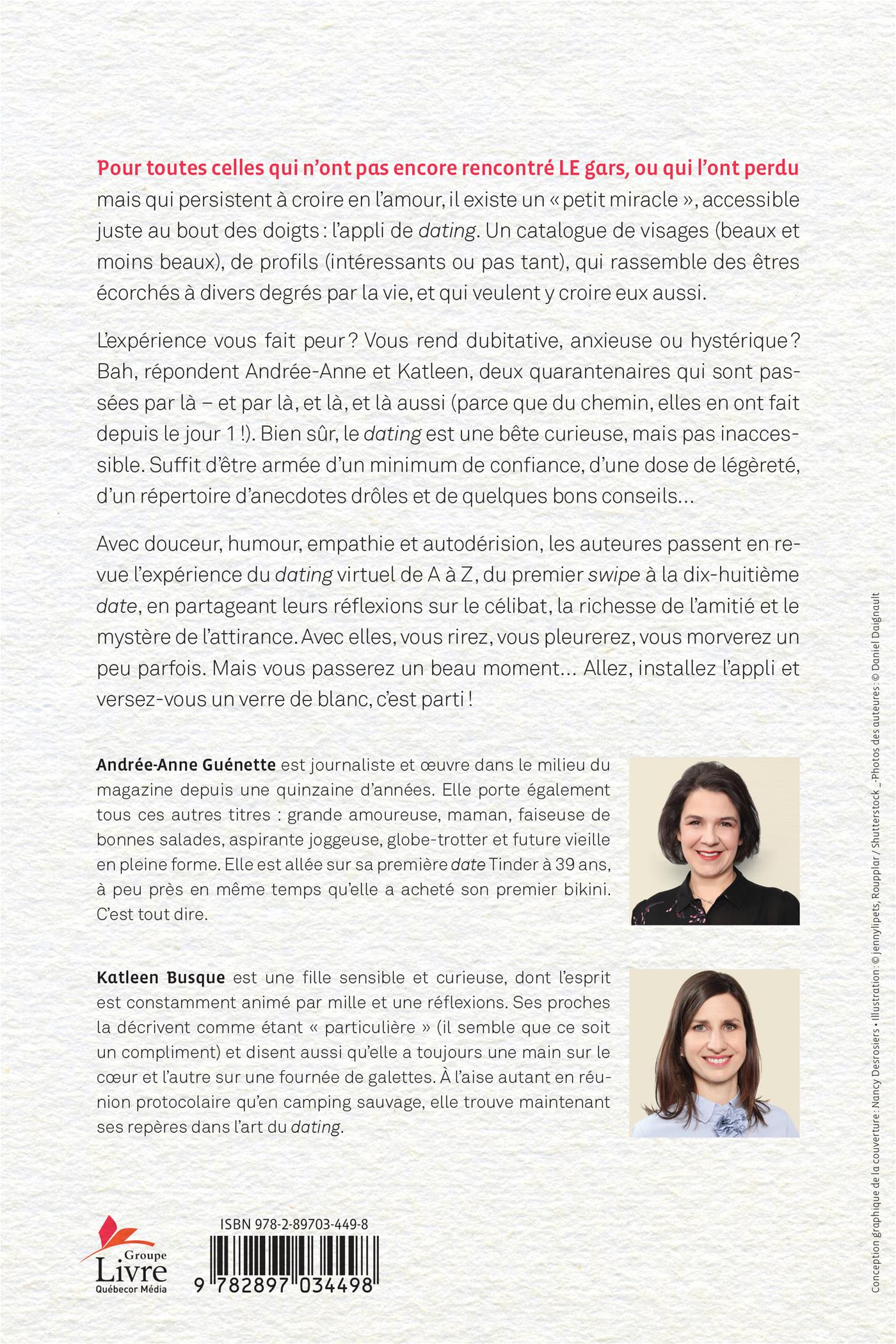 Couverture du livre de Le dating dans tous ses états : (confidences de deux filles qui n'ont plus 20 ans...) - papier format