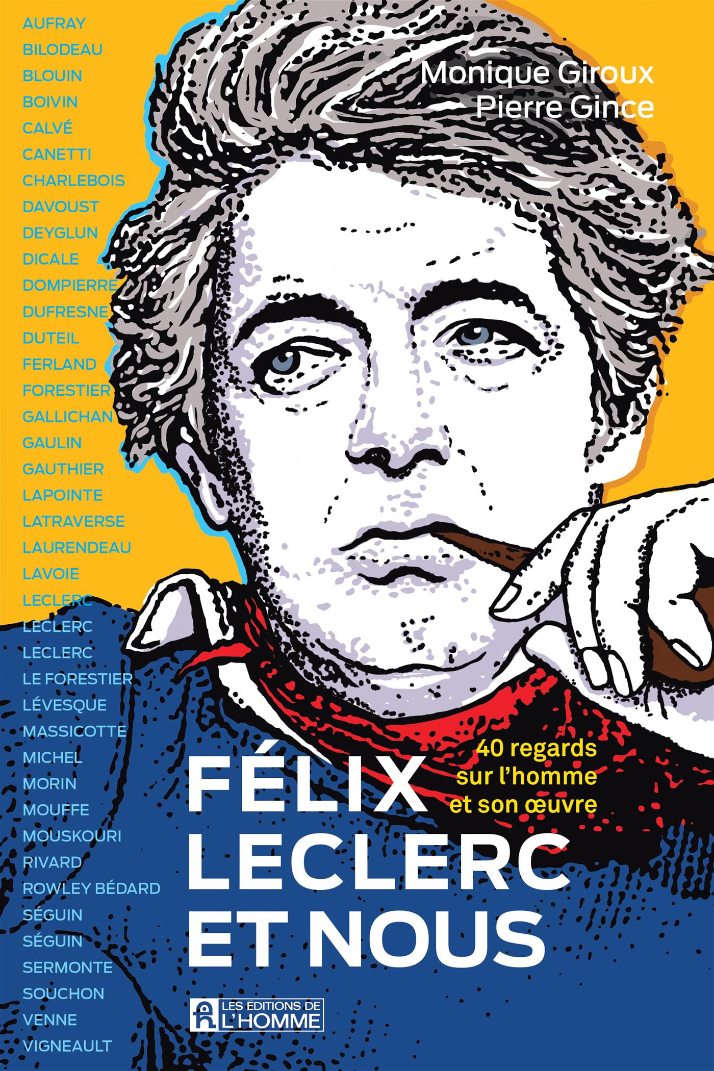 Couverture du livre de Félix Leclerc et nous - papier format