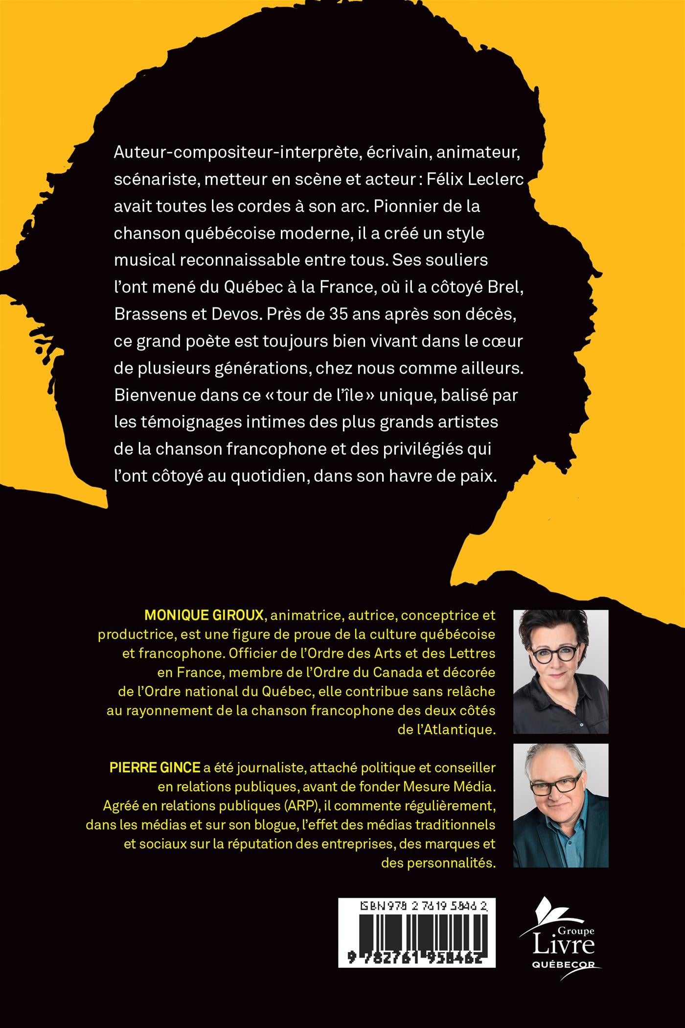 Couverture du livre de Félix Leclerc et nous - papier format