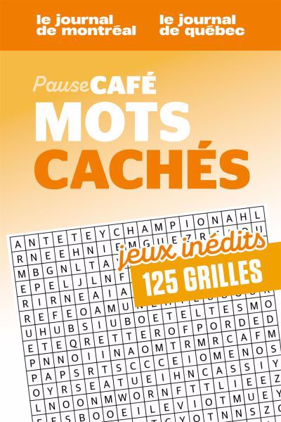 Couverture du livre de Pause-café - Mots cachés vol. 2 no 1 - papier format
