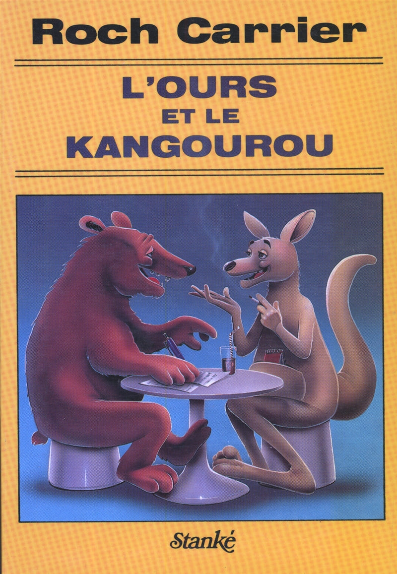 Couverture du livre de L'ours et le kangourou - papier format
