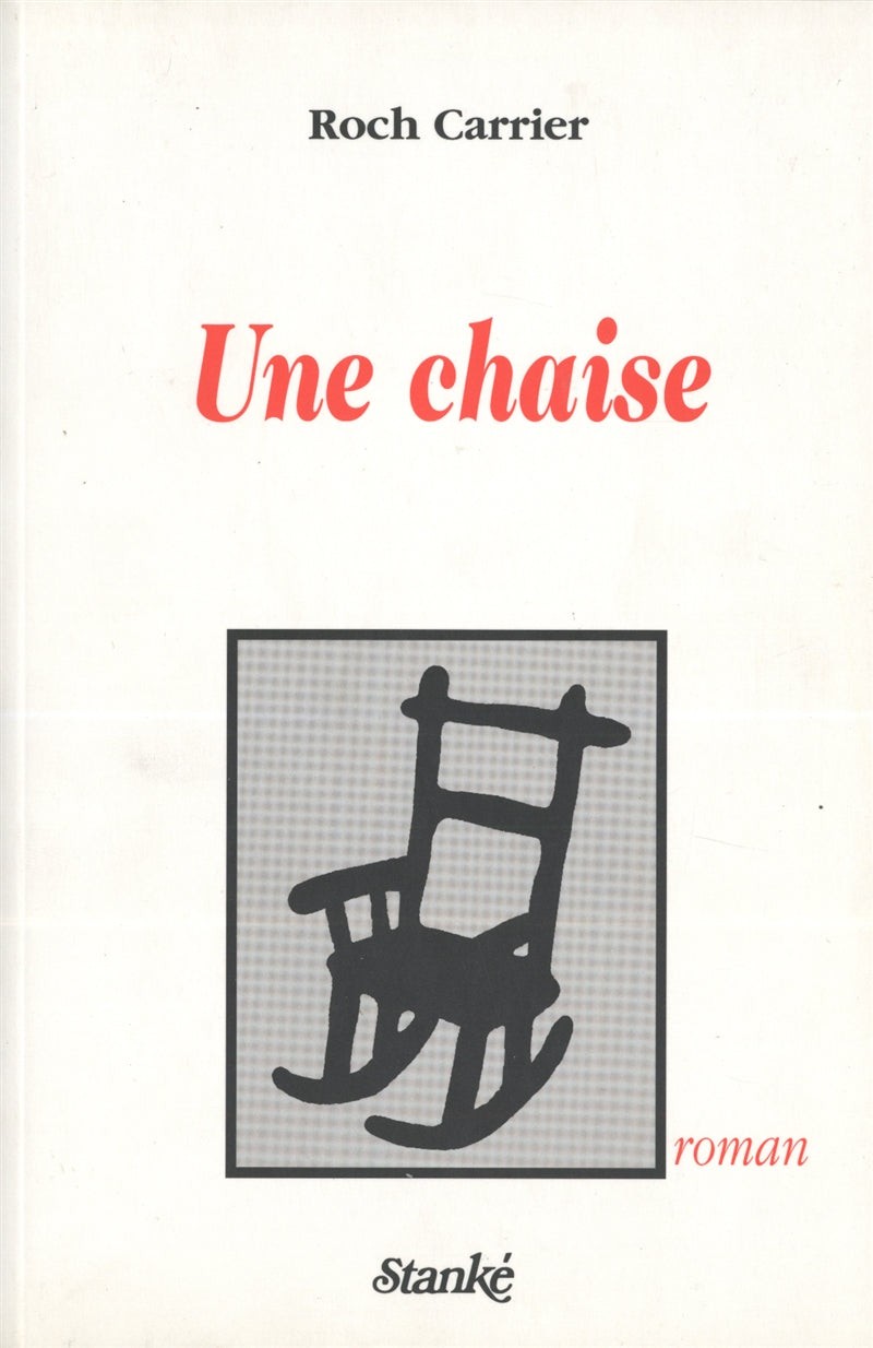 Couverture du livre de Une chaise - papier format