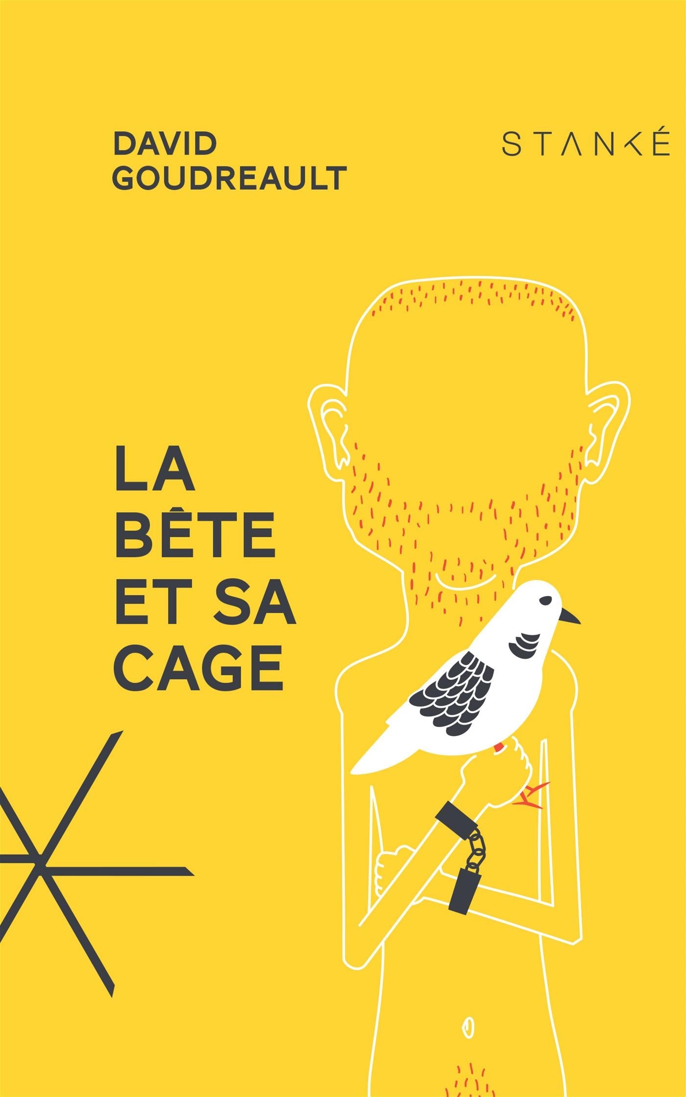 Couverture du livre de La Bête et sa cage - papier format