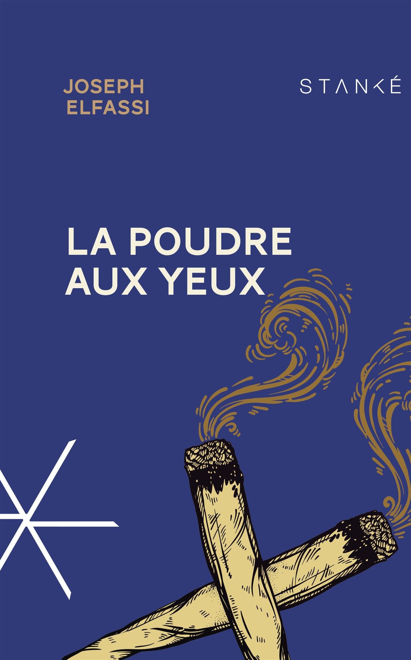 Couverture du livre de La poudre aux yeux - papier format