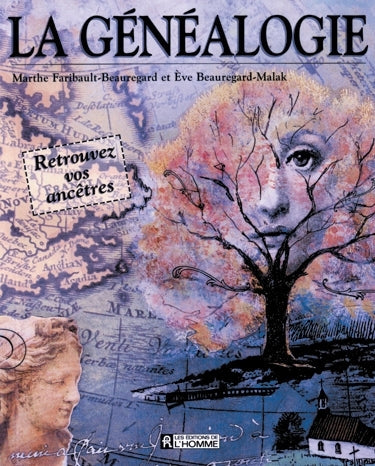 Couverture du livre de La généalogie : retrouvez vos ancêtres - papier format