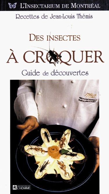 Couverture du livre de Des insectes à croquer : guide de découvertes - papier format