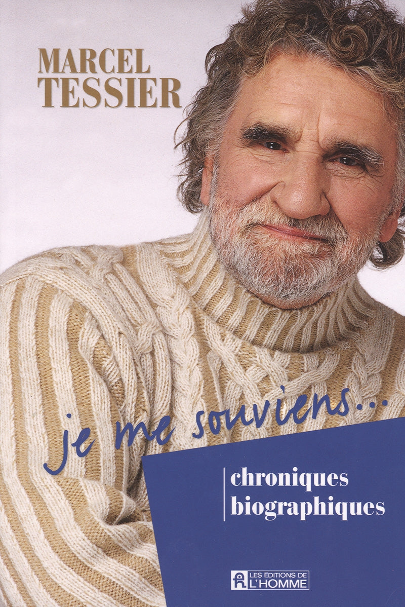 Couverture du livre de Je me souviens : chroniques biographiques - papier format