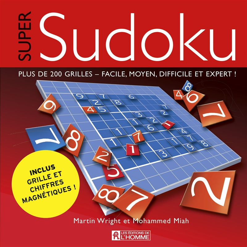 Couverture du livre de Super sudoku - papier format