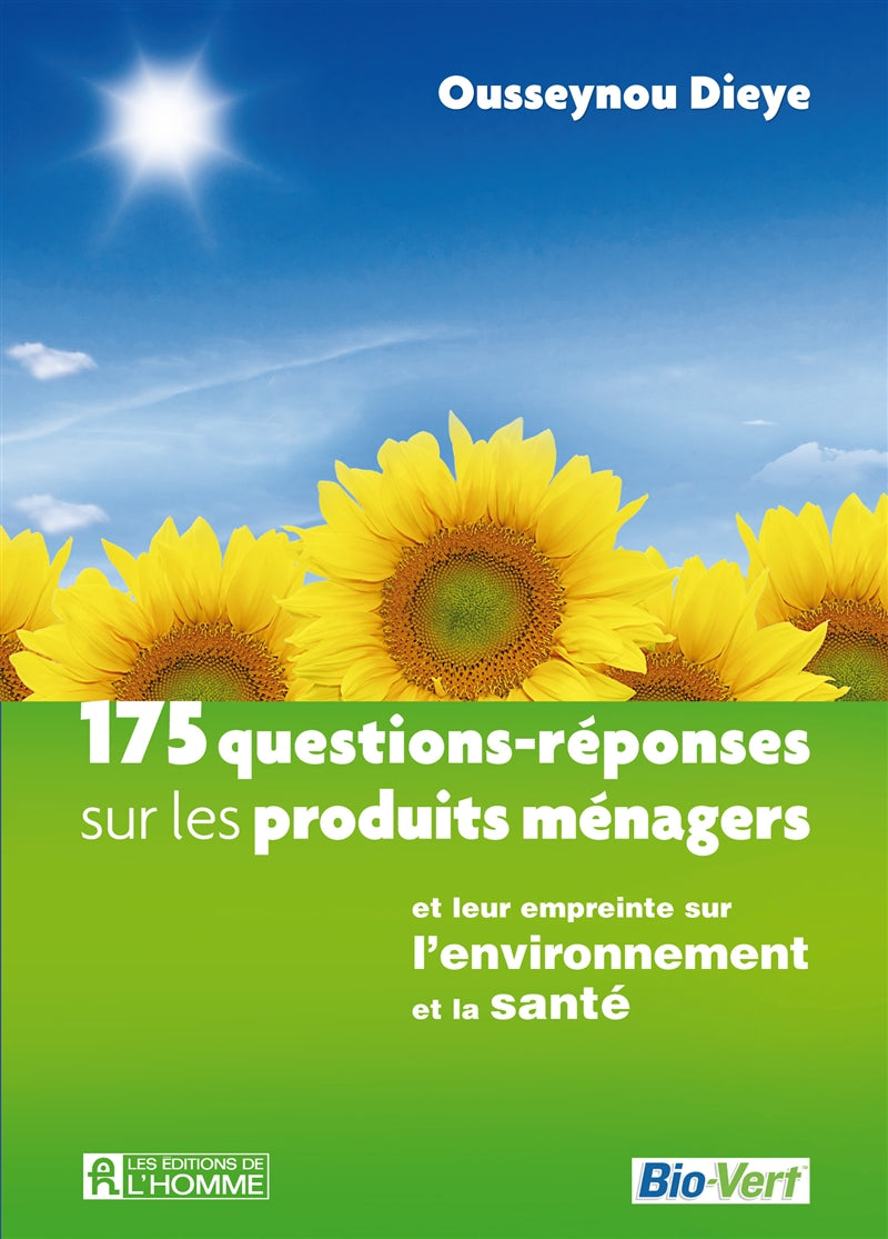 Couverture du livre de 175 questions-réponses sur les produits ménagers et leur empreinte sur l'environnement - papier format