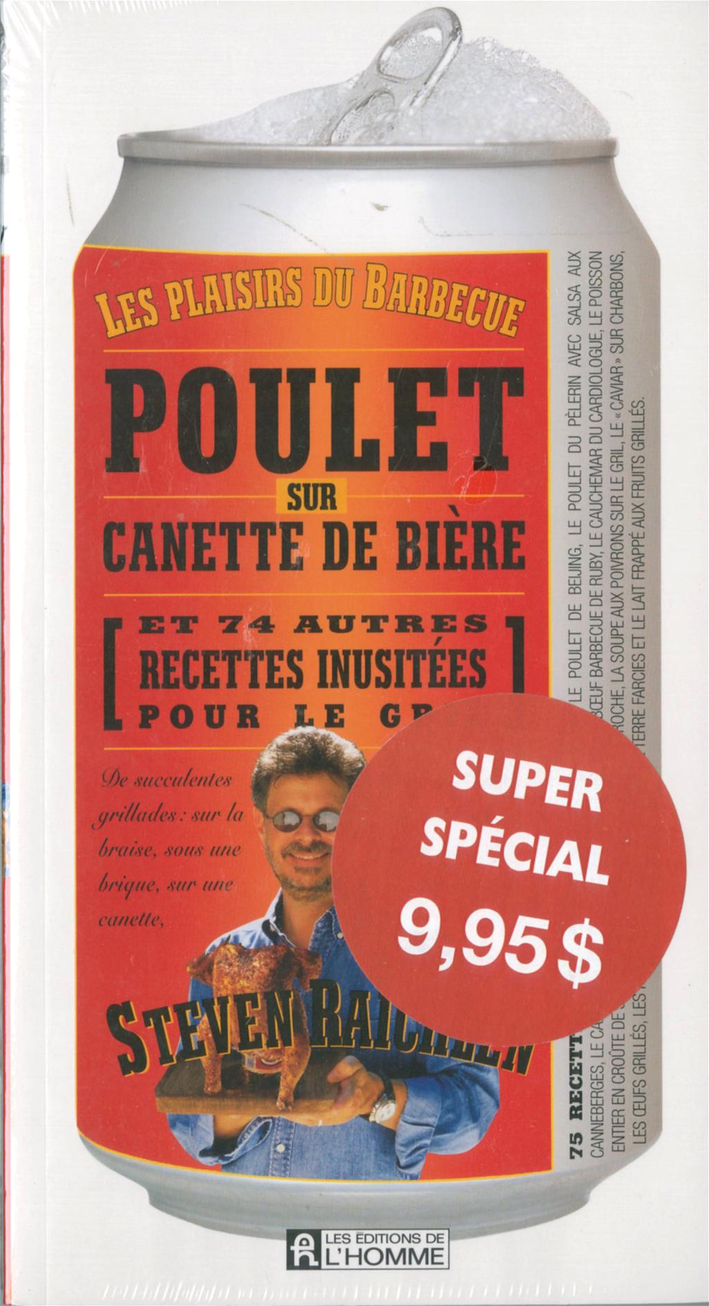 Couverture du livre de Côtes, côtelettes, côtes levées ; Poulet sur cannette de bière - papier format