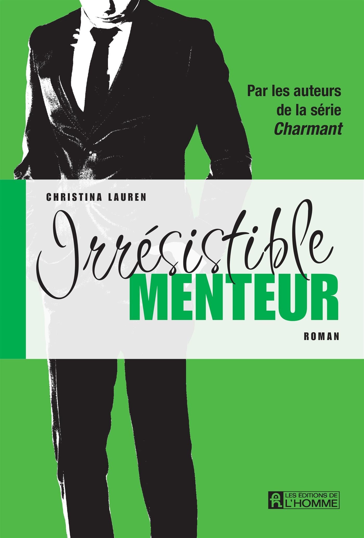 Couverture du livre de Irrésistible menteur - papier format