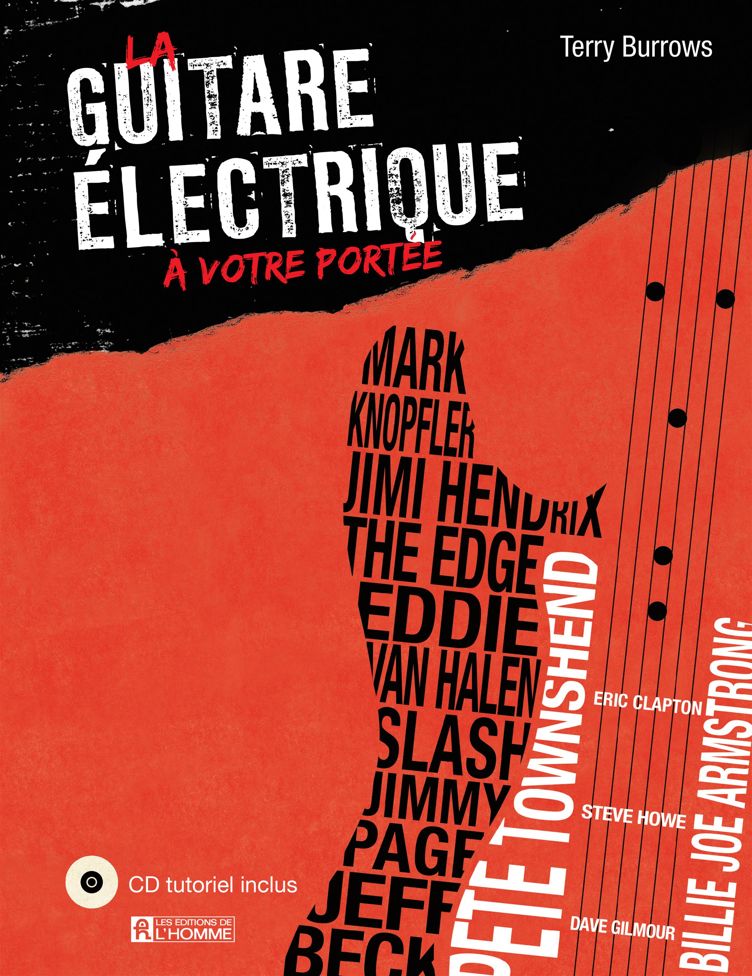 Couverture du livre de La guitare électrique à votre portée - papier format