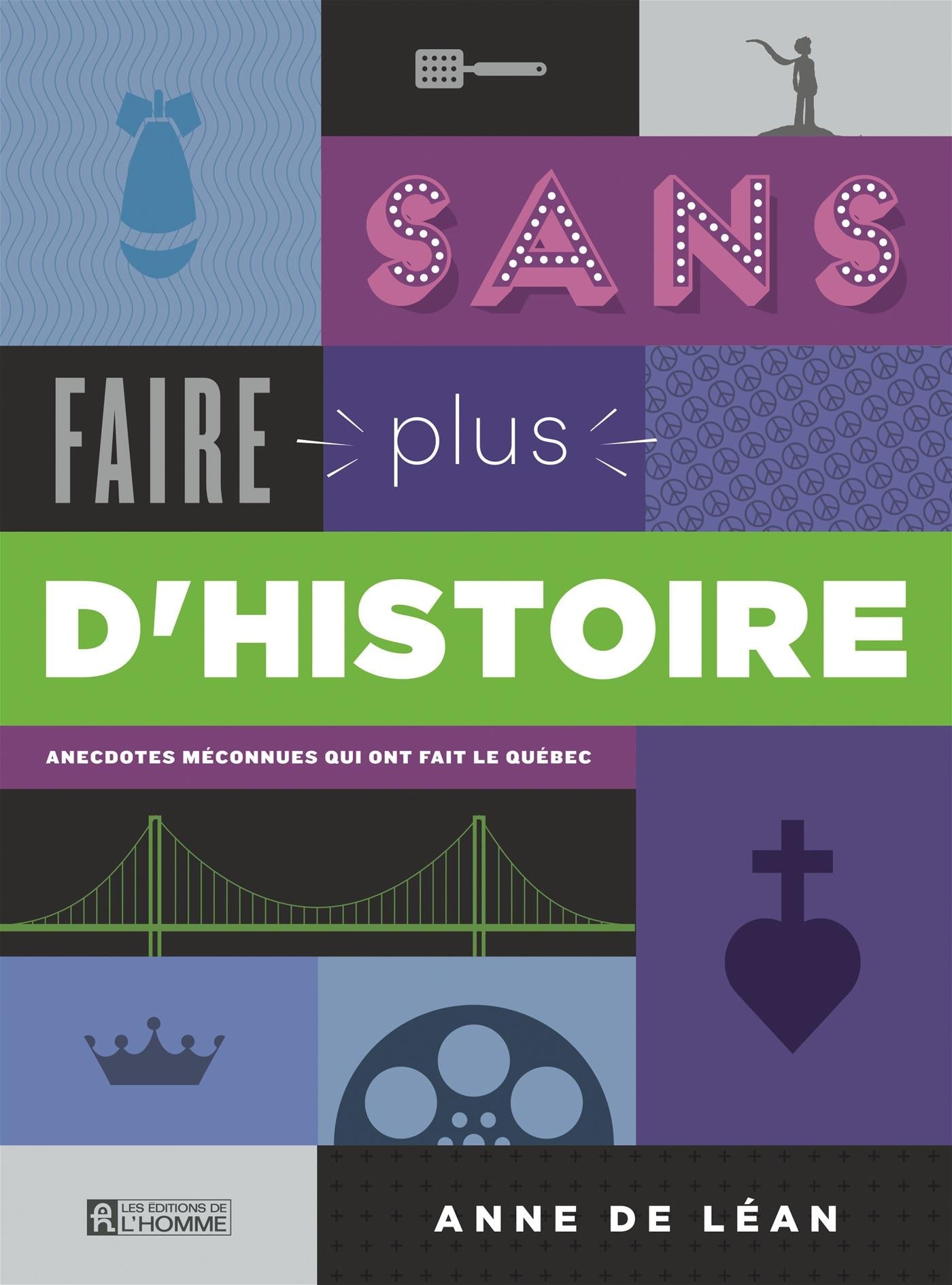 Couverture du livre de Sans faire plus d'histoire : anecdotes méconnues qui ont fait le Québec - papier format