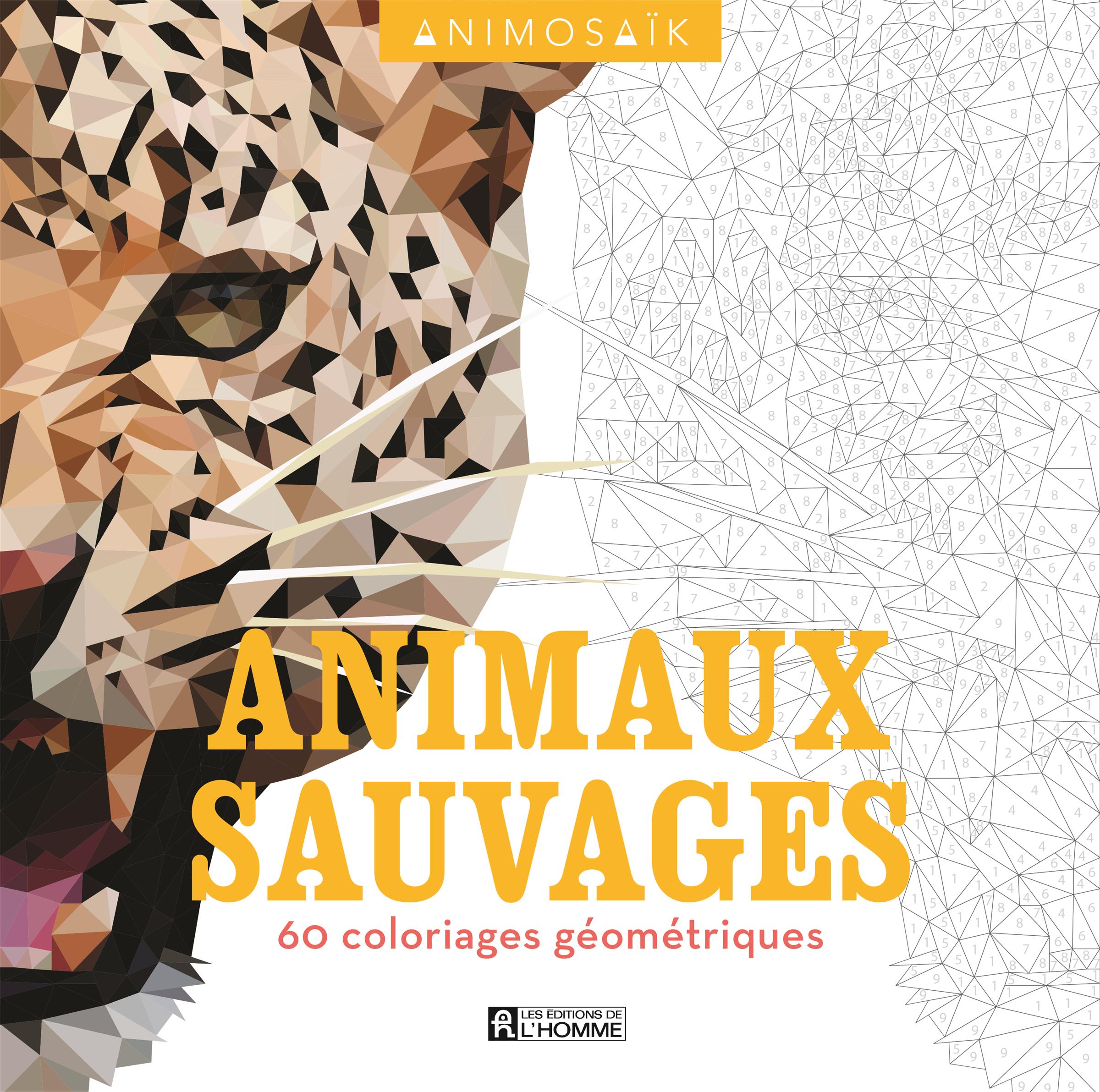 Couverture du livre de Animaux sauvages - papier format