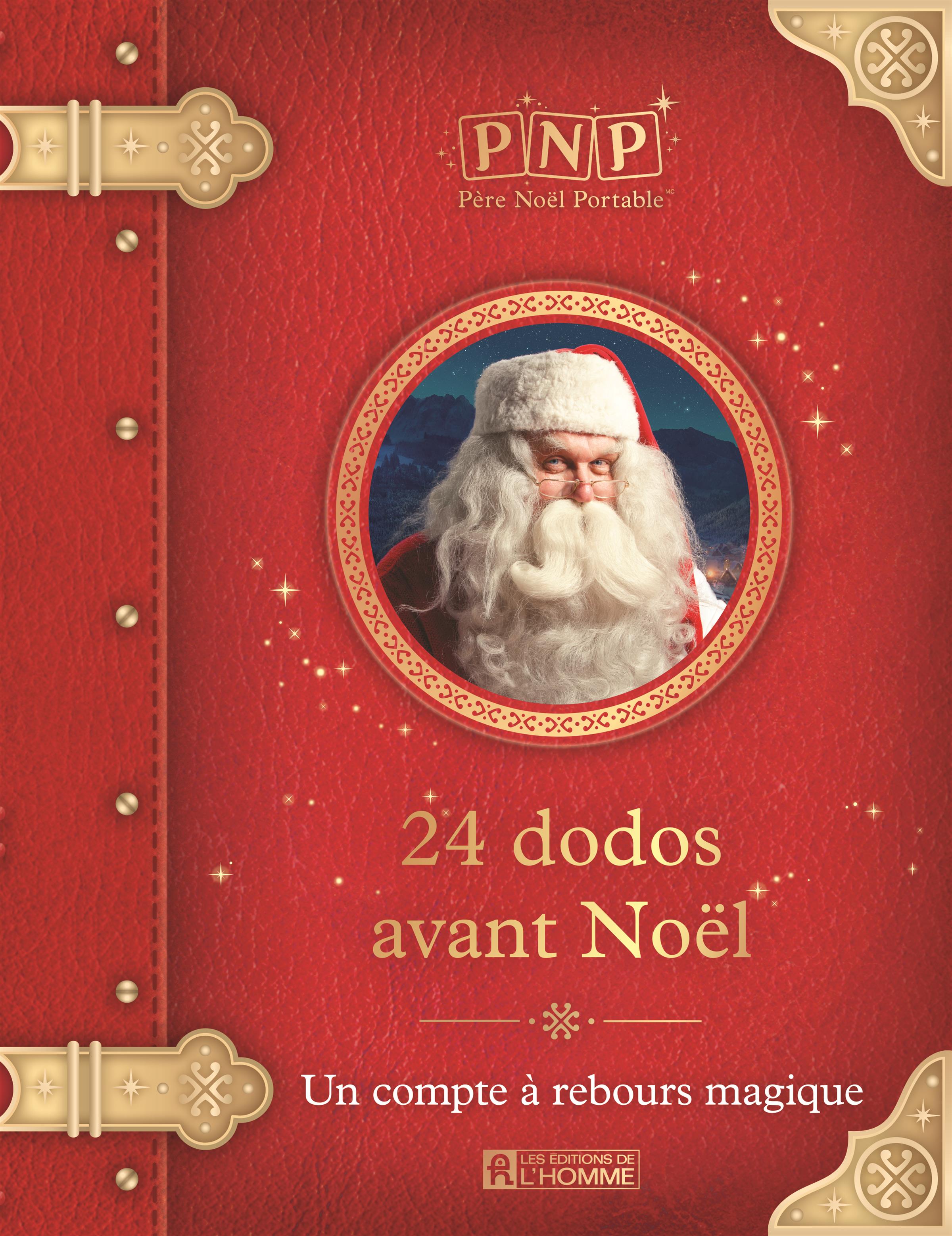 Couverture du livre de 24 dodos avant Noël : un compte à rebours magique - papier format