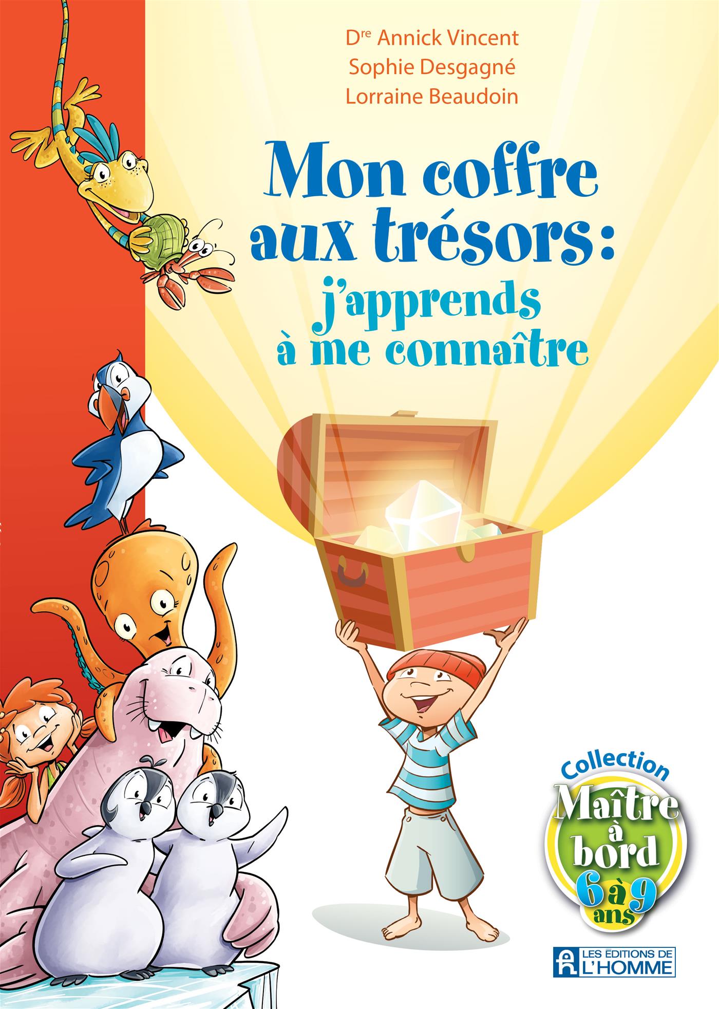 Couverture du livre de Mon coffre aux trésors : j'apprends à me connaître - papier format