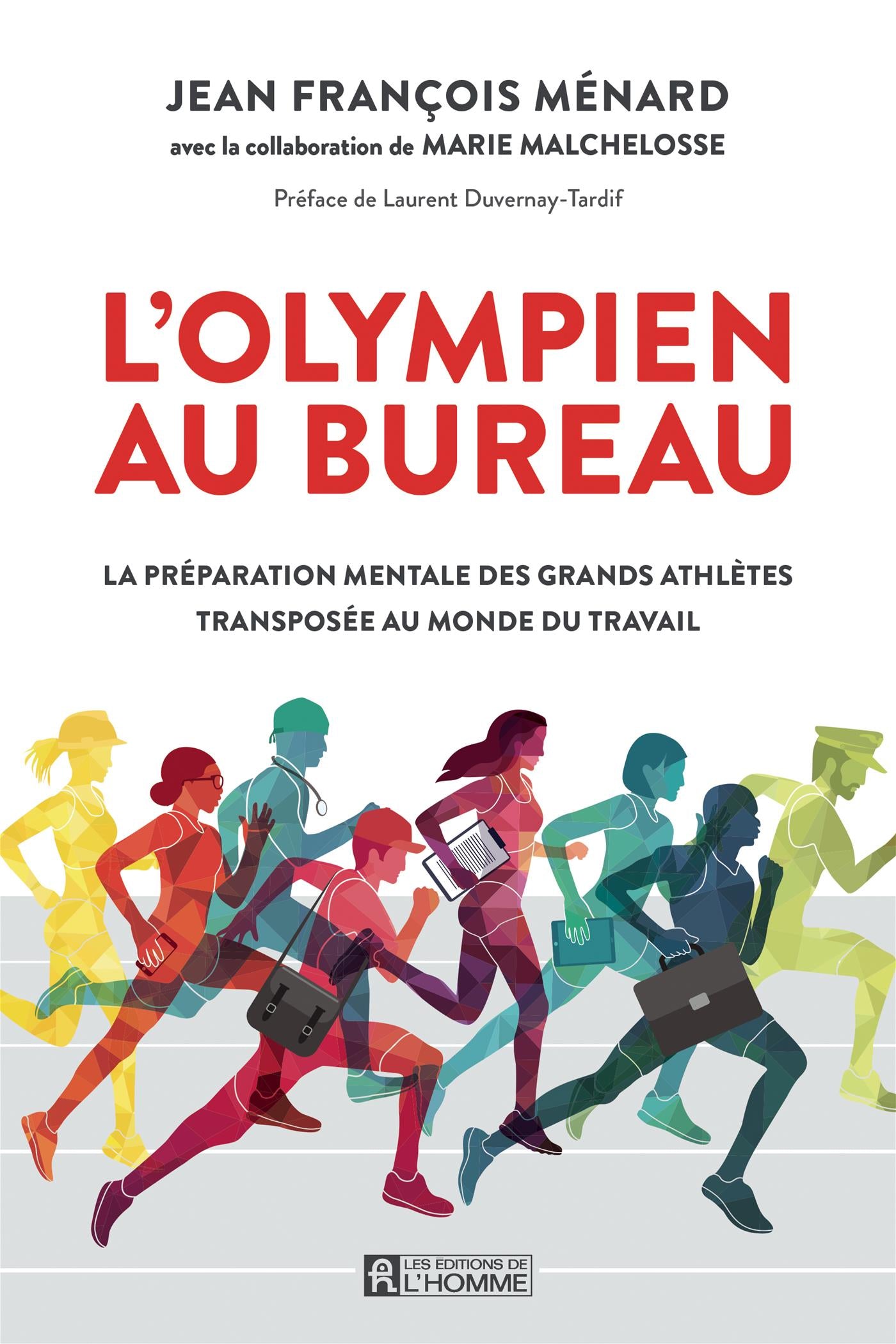 Couverture du livre de L'olympien au bureau - papier format