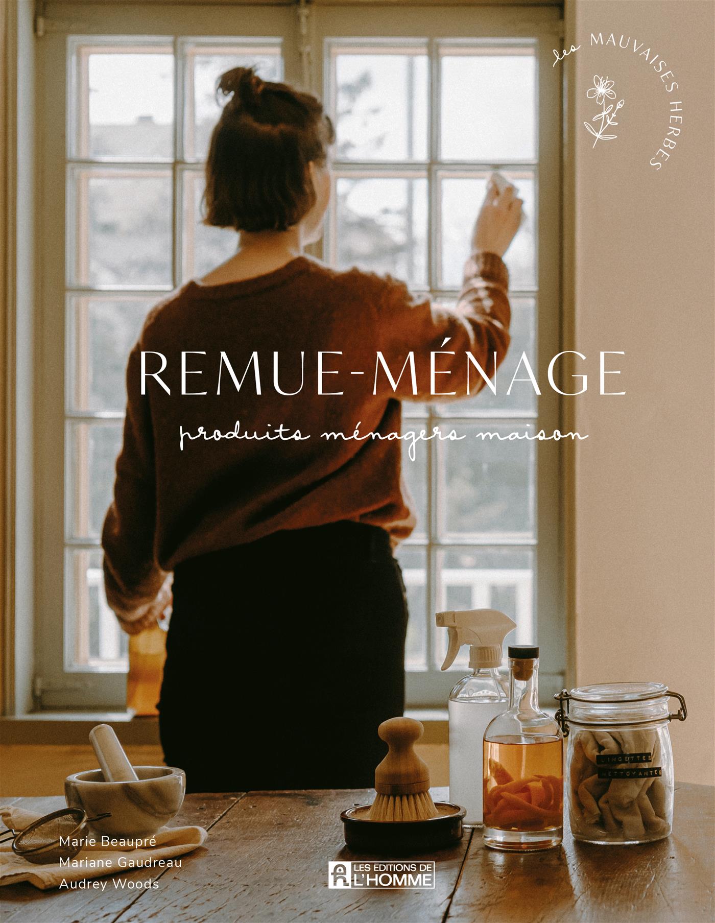 Couverture du livre de Remue-ménage : Produits ménagers maison - papier format