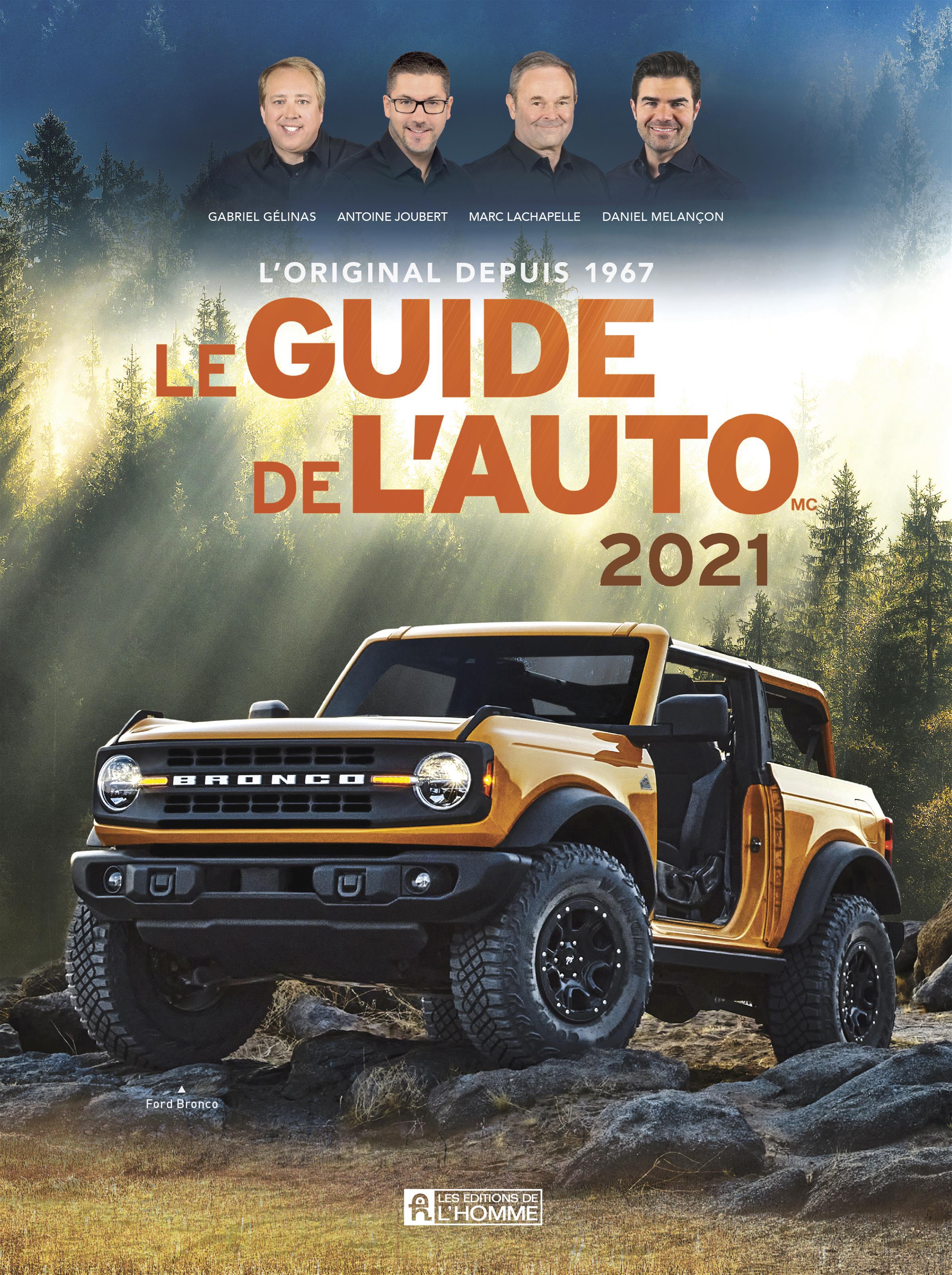 Couverture du livre de Le guide de l'auto 2021 - papier format