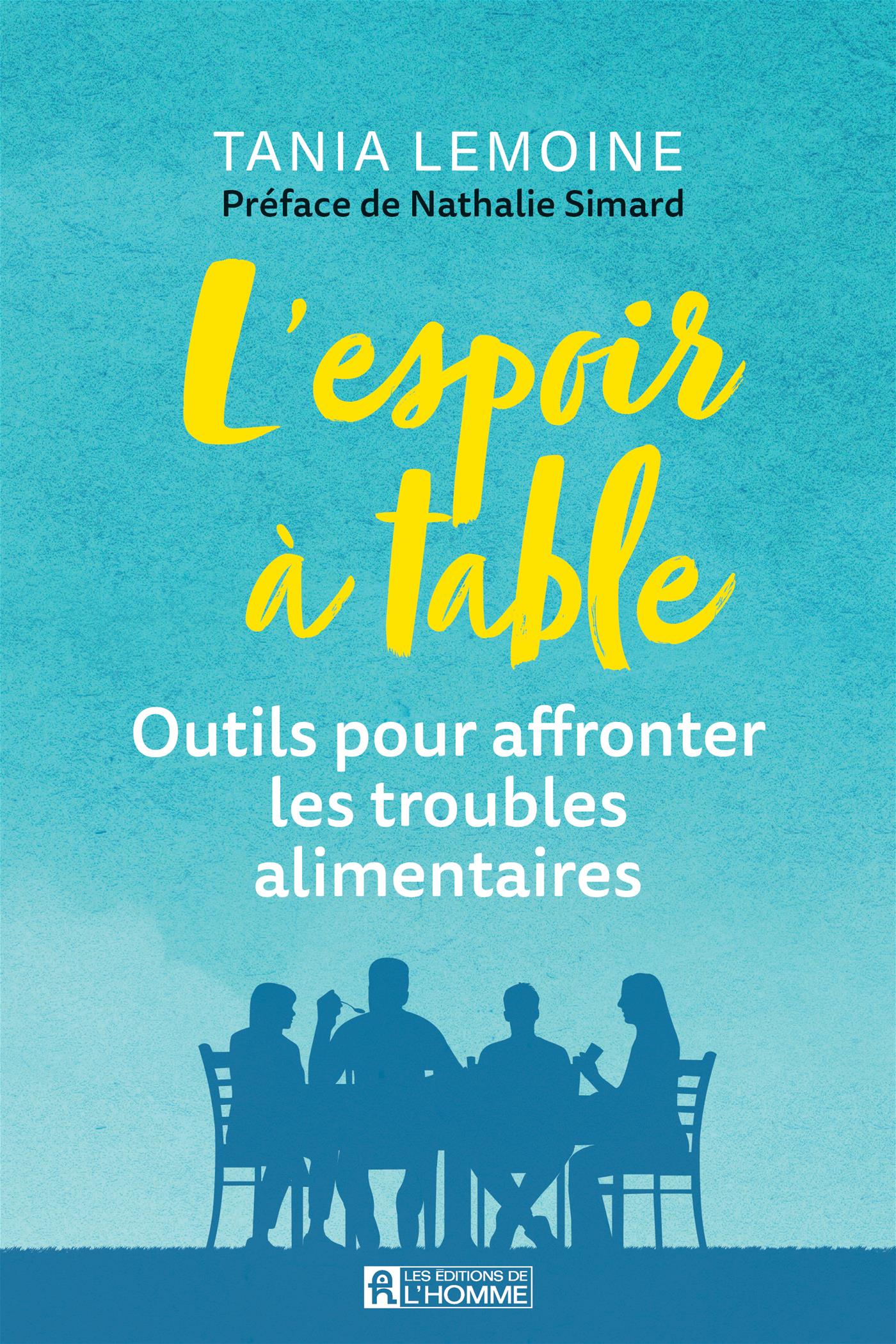 Couverture du livre de L'espoir à table - papier format