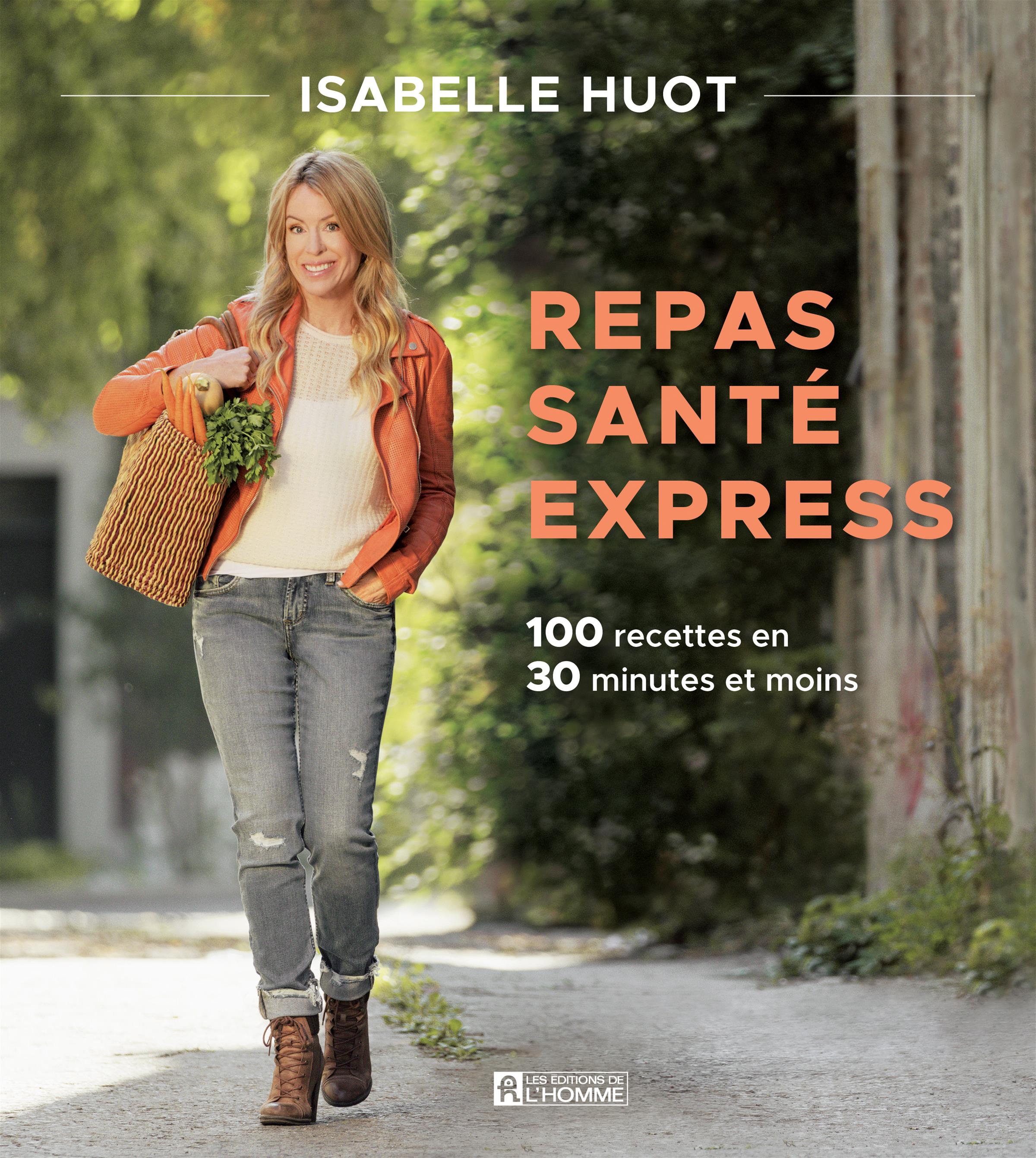 Couverture du livre de Repas santé express - papier format