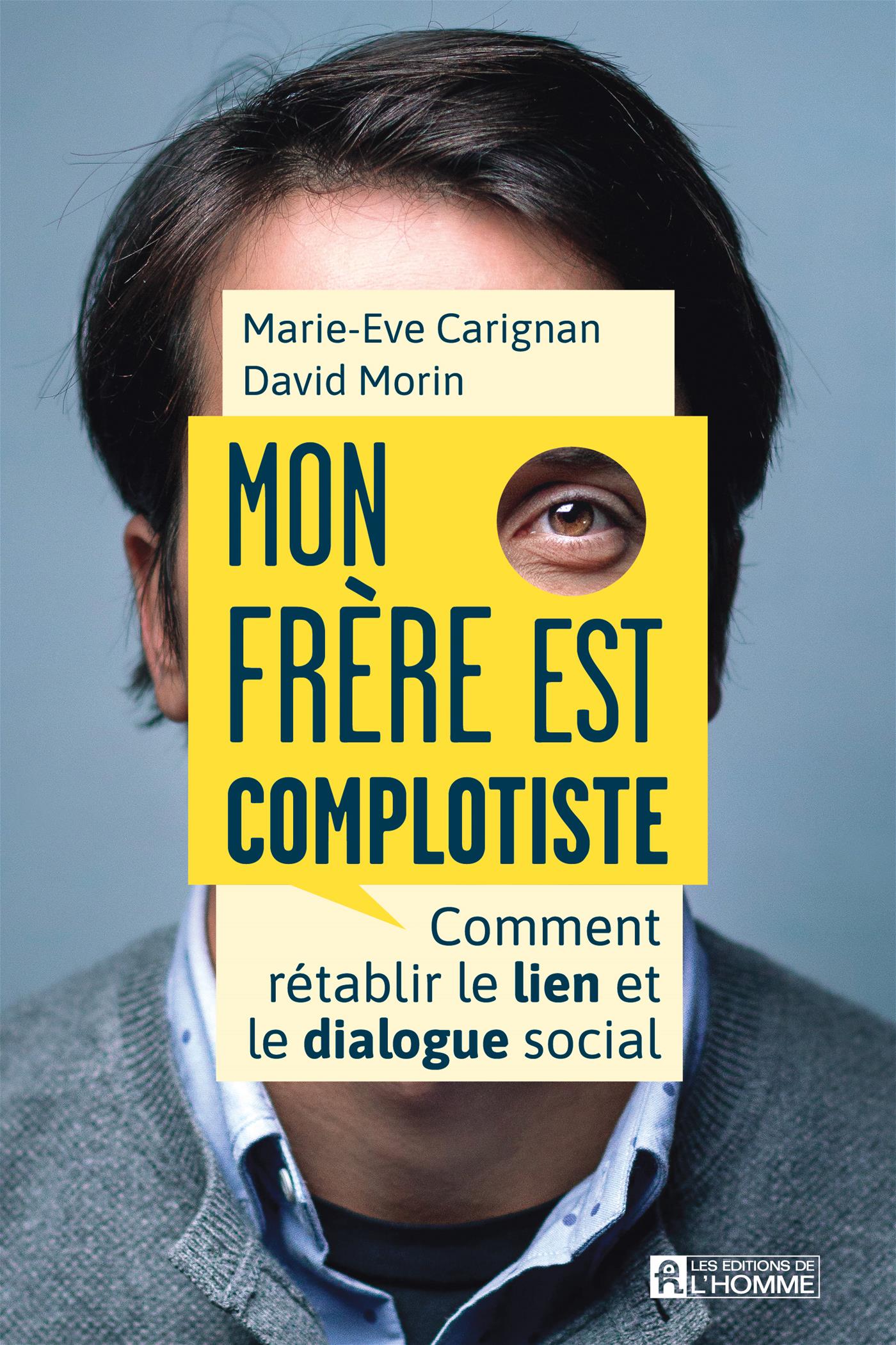 Couverture du livre de Mon frère est complotiste - papier format