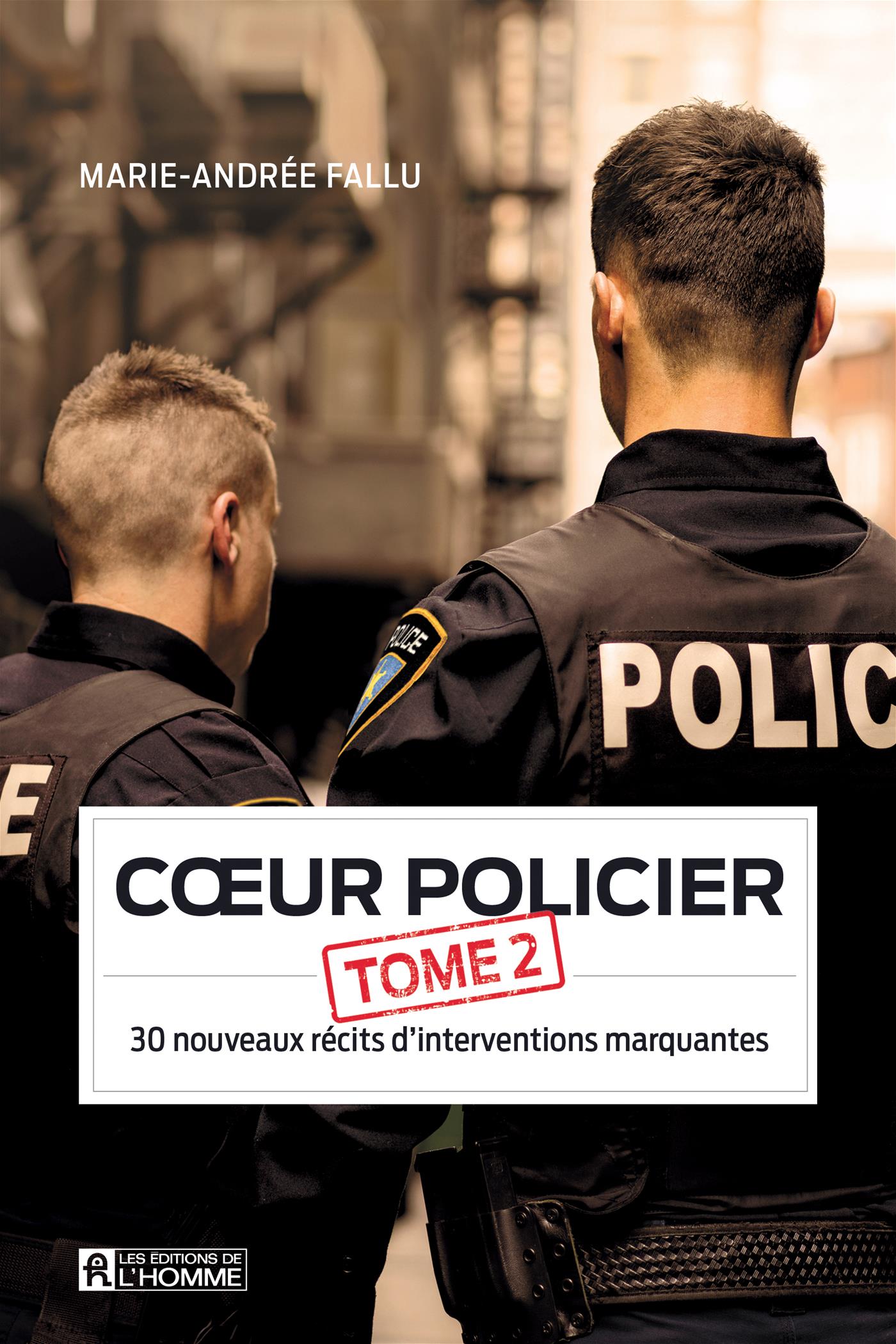 Couverture du livre de Coeur policier - Tome 2 - papier format