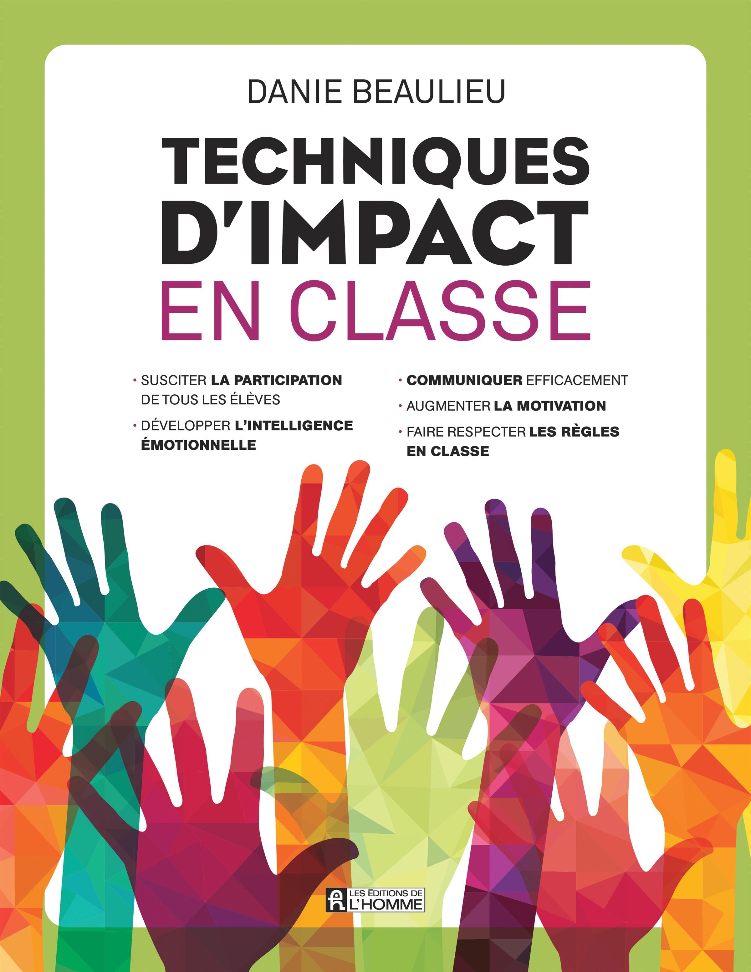 Couverture du livre de Techniques d'impact en classe - papier format