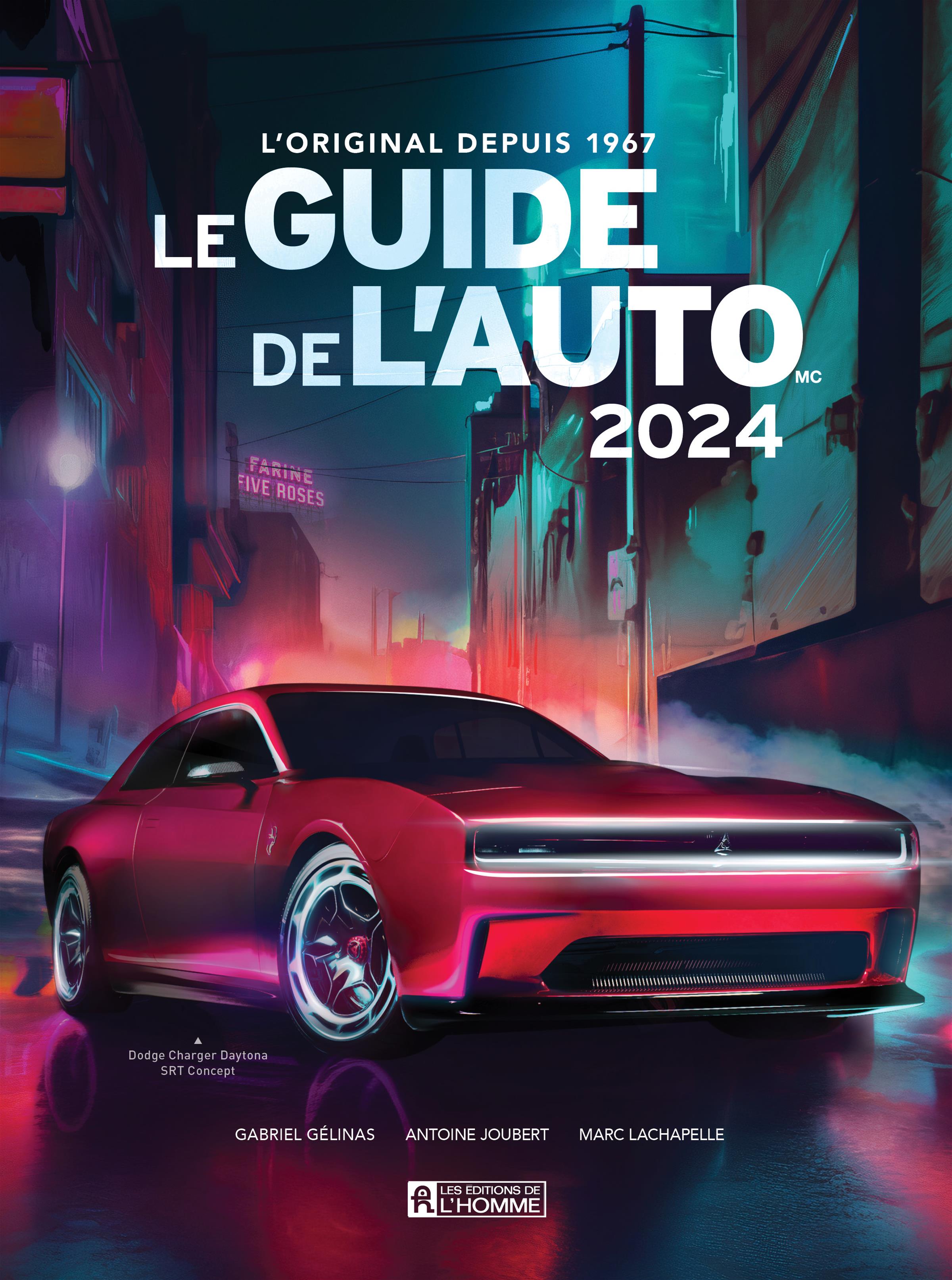 Couverture du livre de Le Guide de l'auto 2024 - papier format