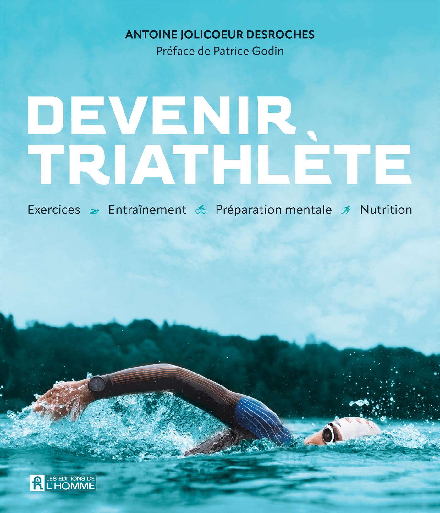Couverture du livre de Devenir triathlète - papier format
