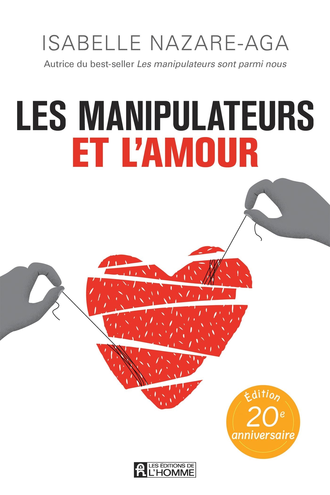 Couverture du livre de Les manipulateurs et l'amour - papier format