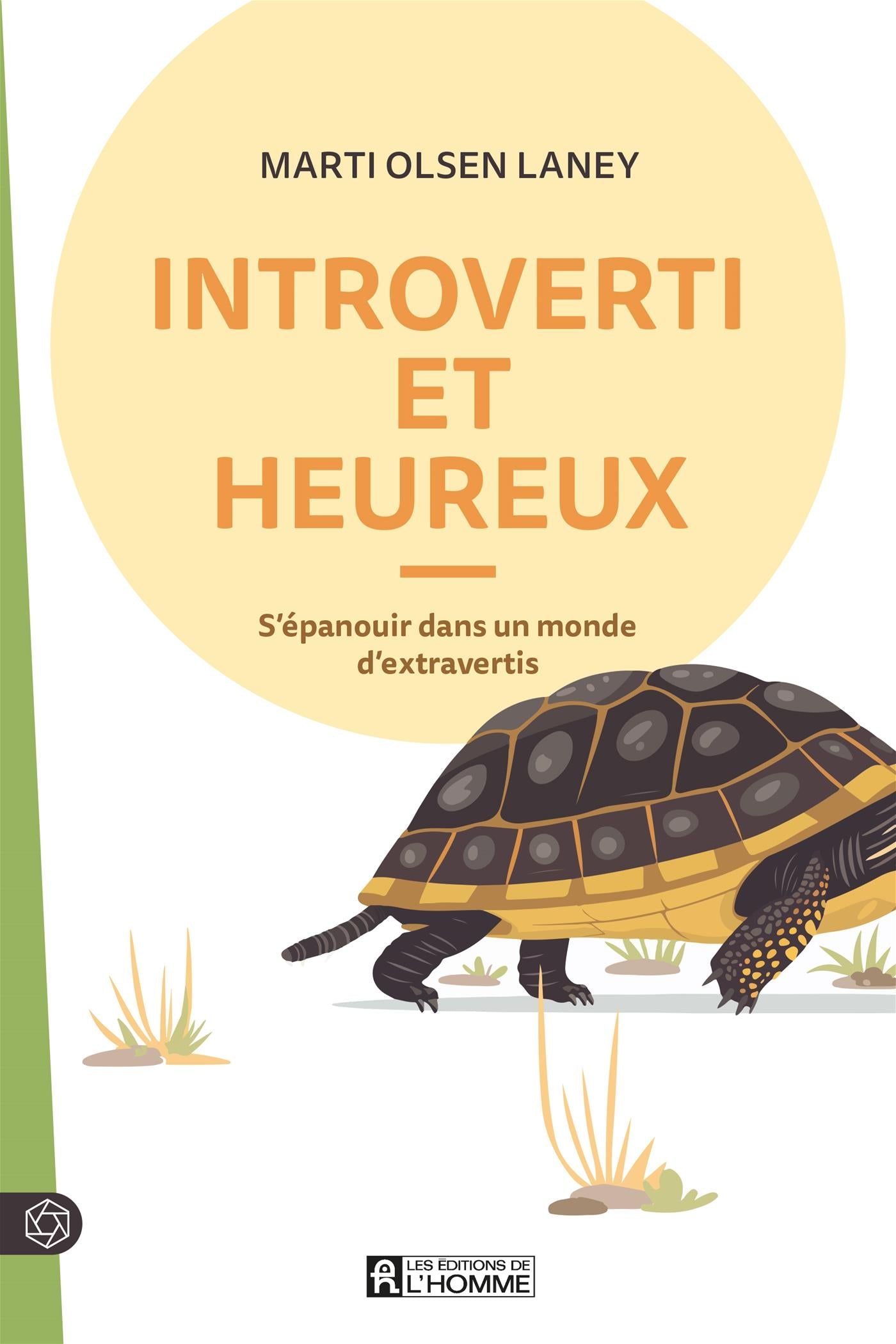 Couverture du livre de Introverti et heureux - papier format