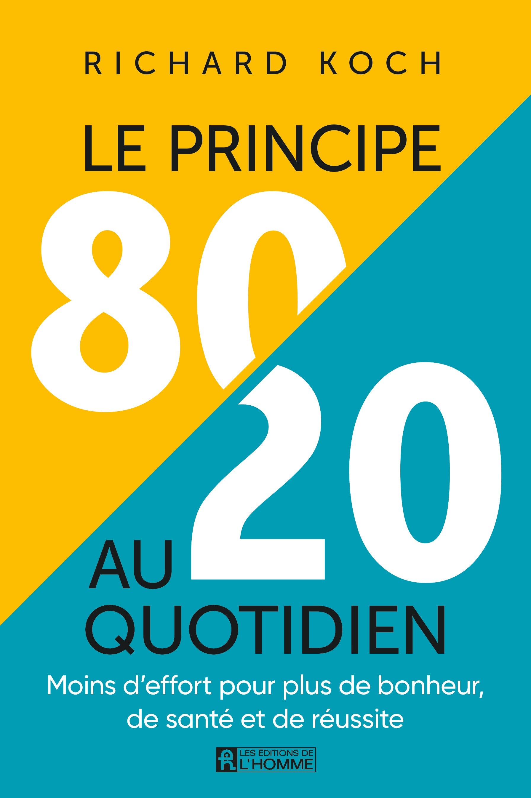 Couverture du livre de Le principe 80/20 au quotidien - papier format