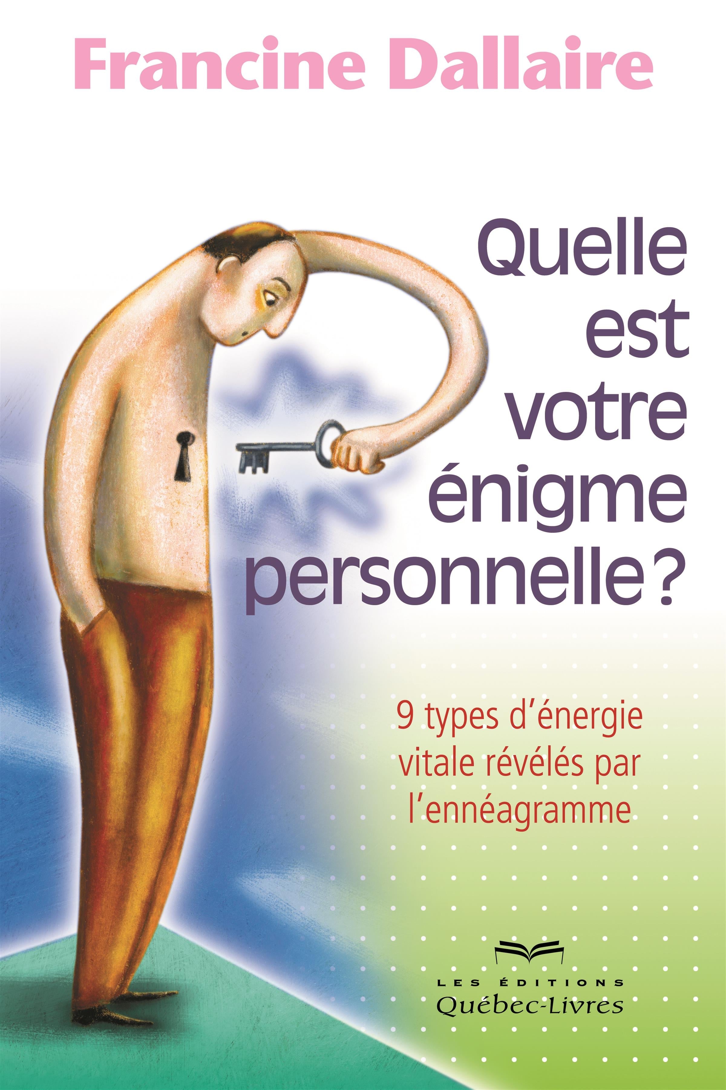 Couverture du livre de Quelle est votre énigme personnelle? : 9 types d'énergie vitale révélés par l'ennéagramme - papier format