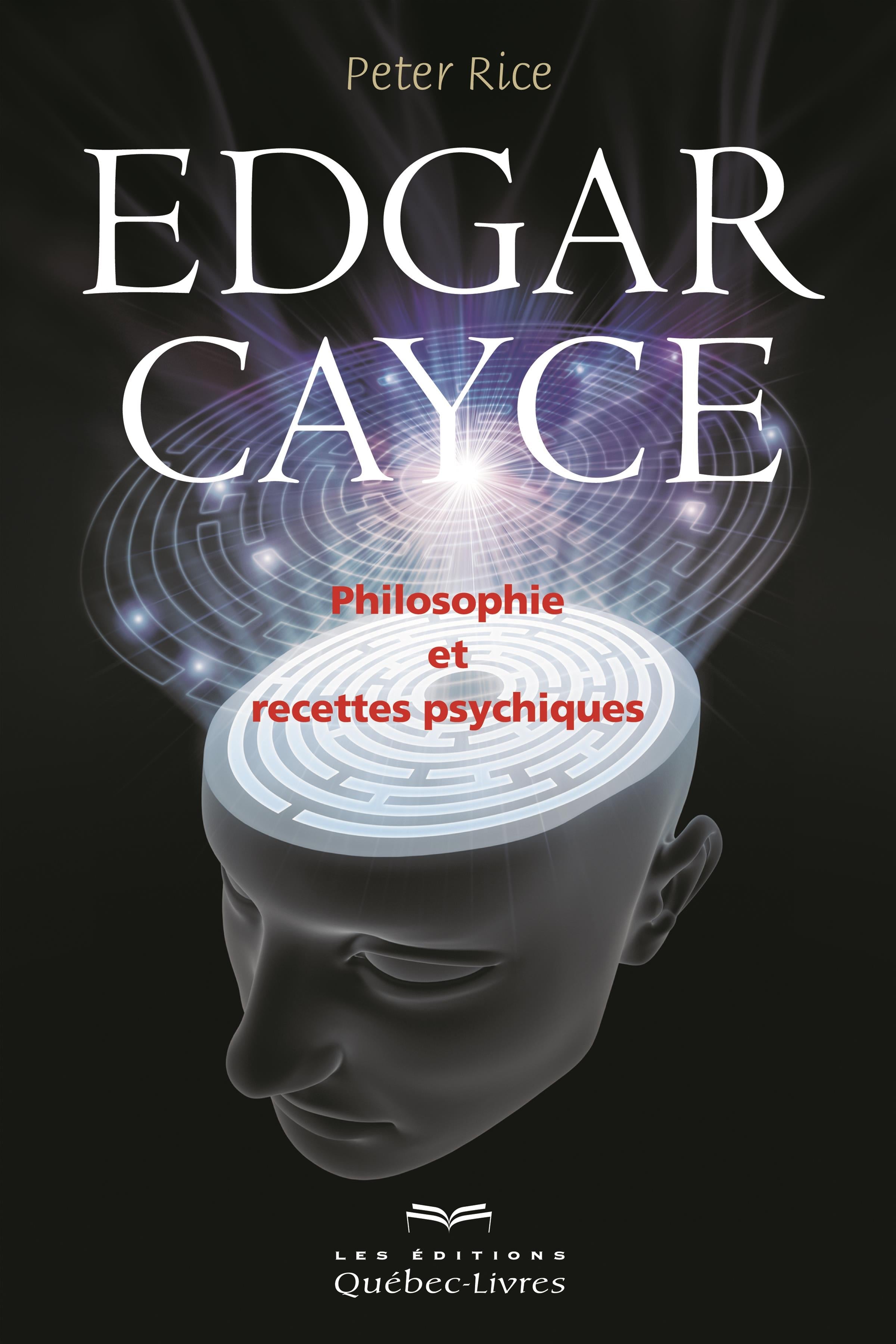 Couverture du livre de Edgar Cayce : philosophie et recettes psychiques - papier format