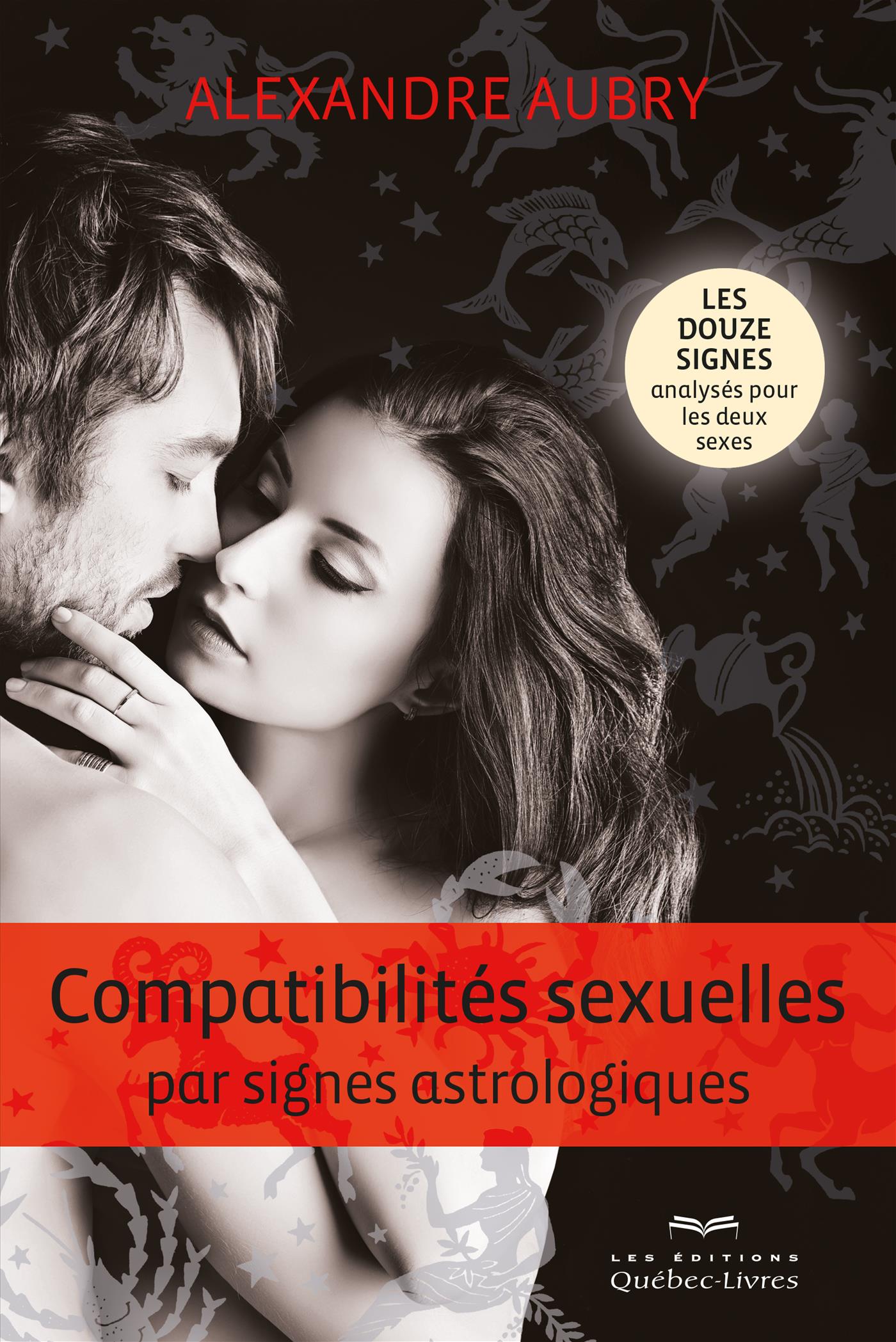 Couverture du livre de Compatibilités sexuelles par signes astrologiques - papier format