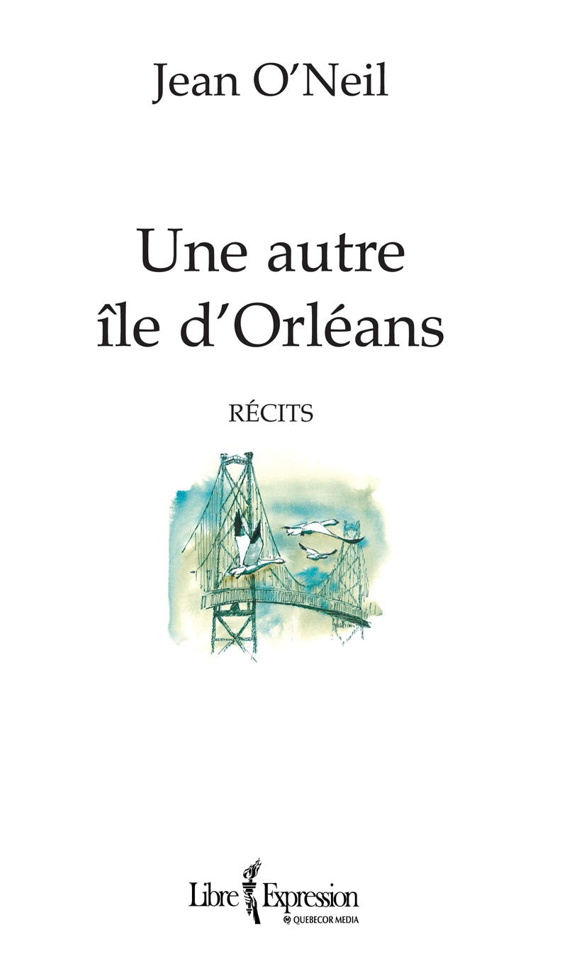 Couverture du livre de Une autre île d'Orléans : récits - papier format