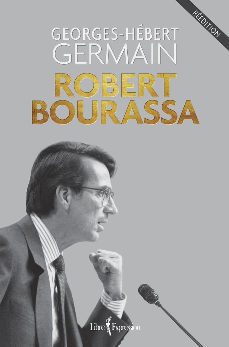 Couverture du livre de Robert Bourassa - papier format