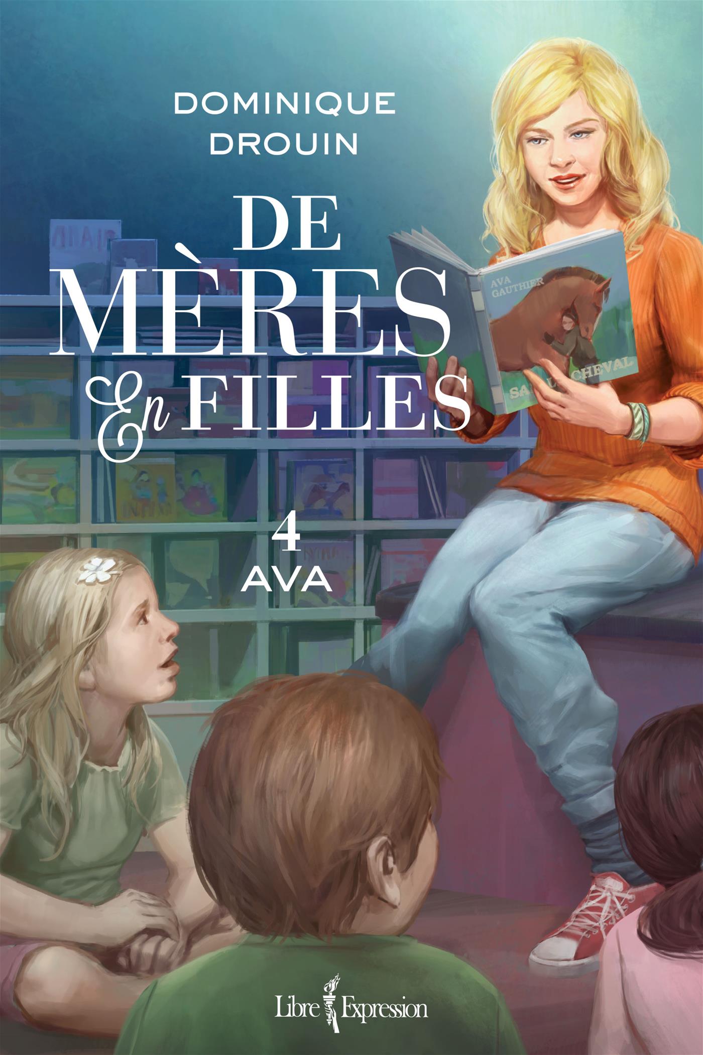 Couverture du livre de Ava - papier format