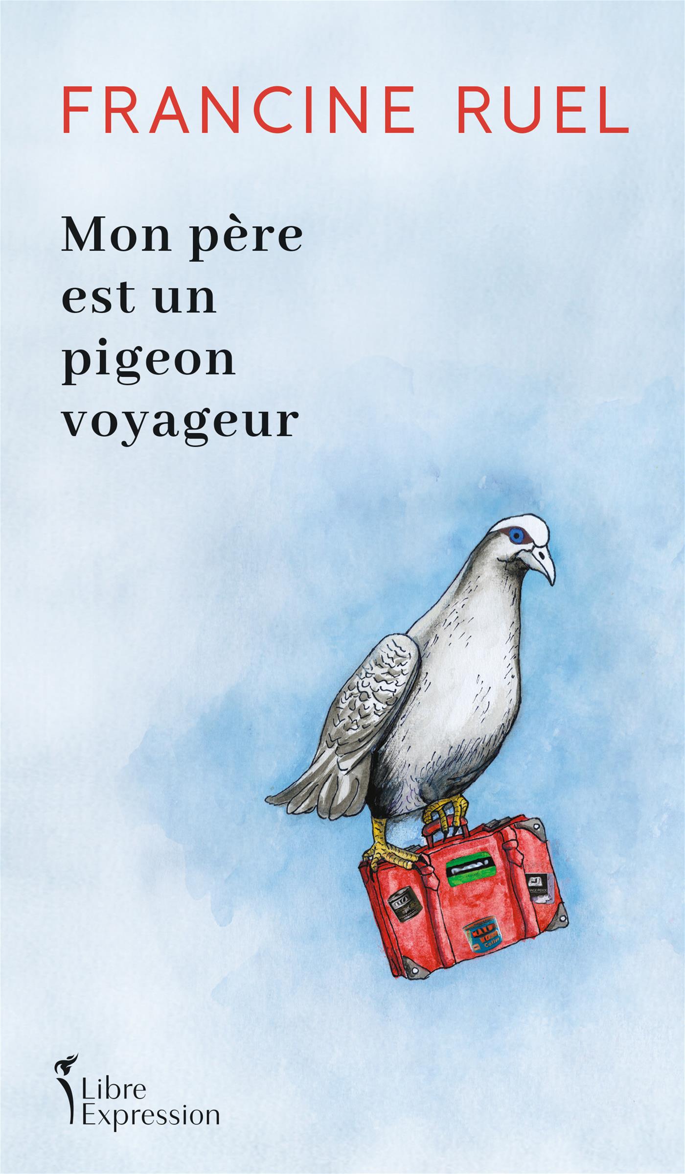 Couverture du livre de Mon père est un pigeon voyageur - papier format