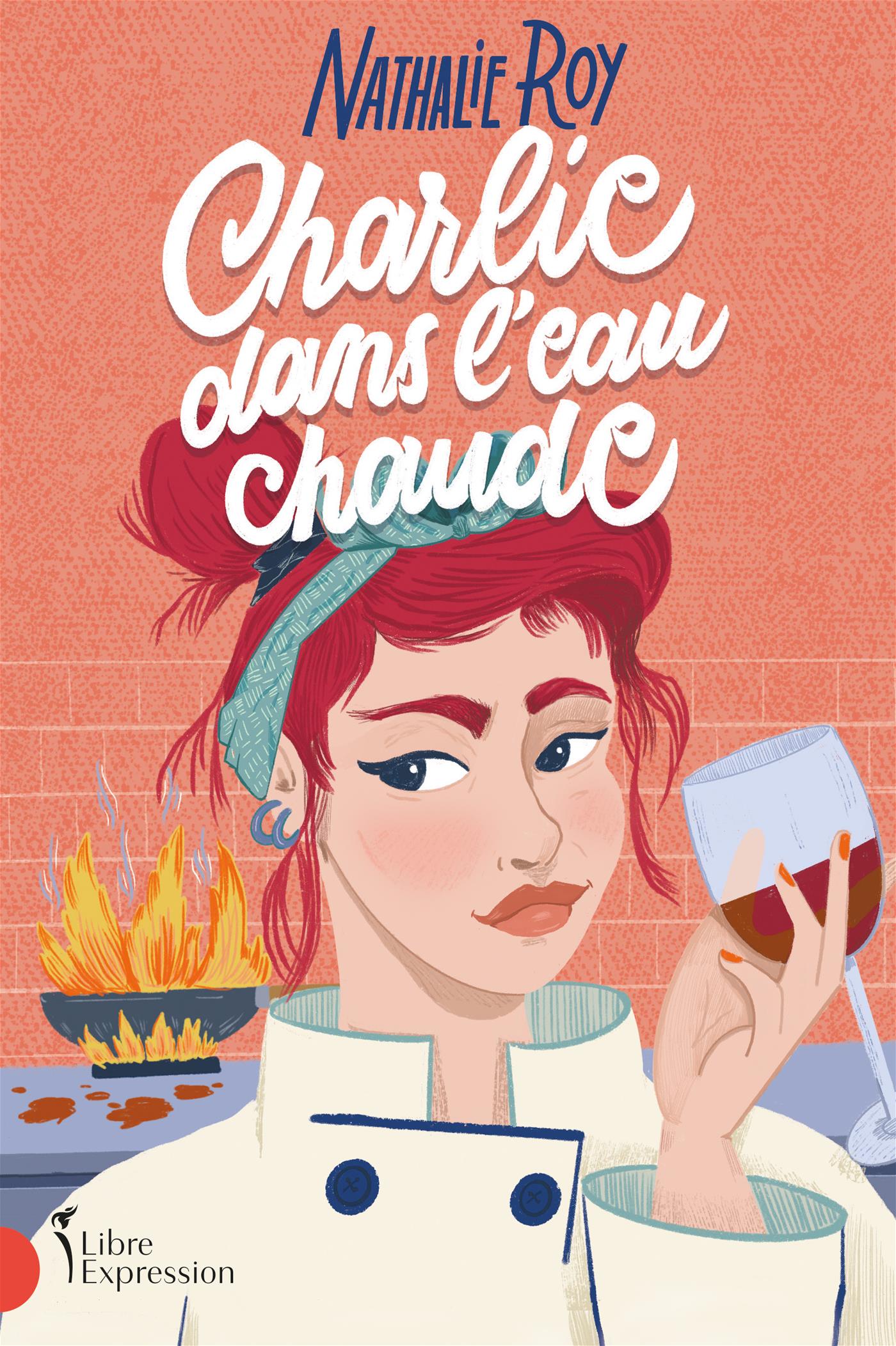 Couverture du livre de Charlie dans l'eau chaude - papier format