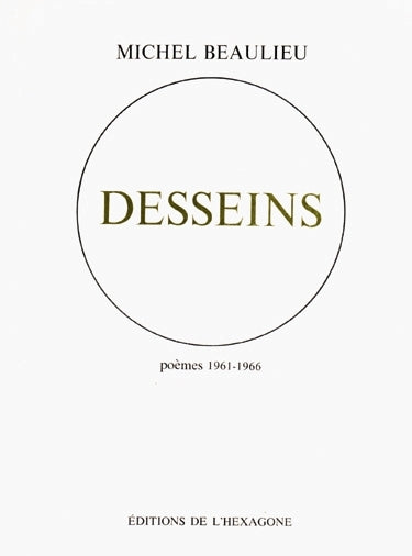 Couverture du livre de Desseins - papier format
